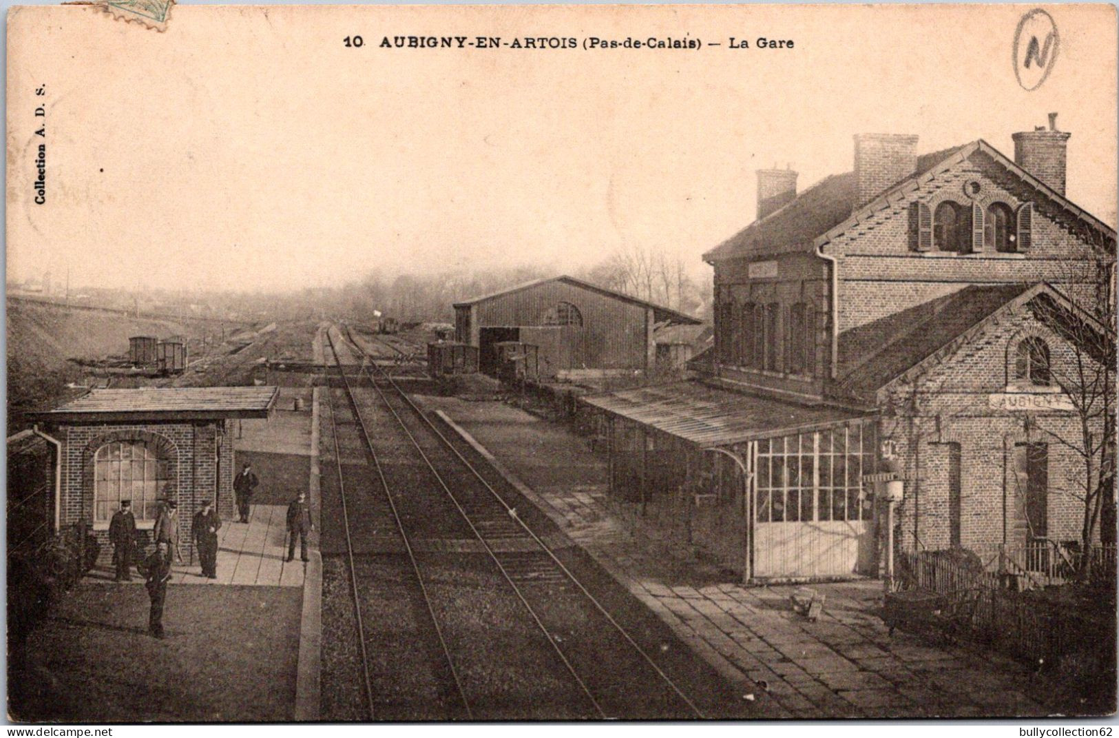 CPA - SELECTION -  AUBIGNY EN ARTOIS -   La Gare - Aubigny En Artois