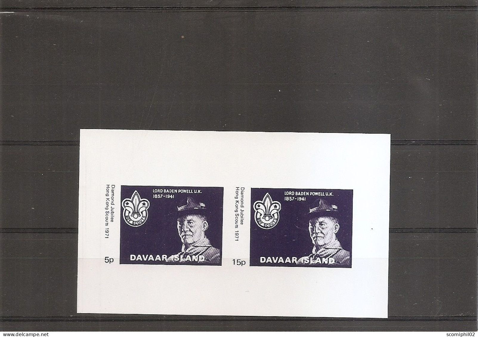 Scoutisme ( BF Privé XXX -MNH - De Davaar Island De 1971 ) - Unused Stamps