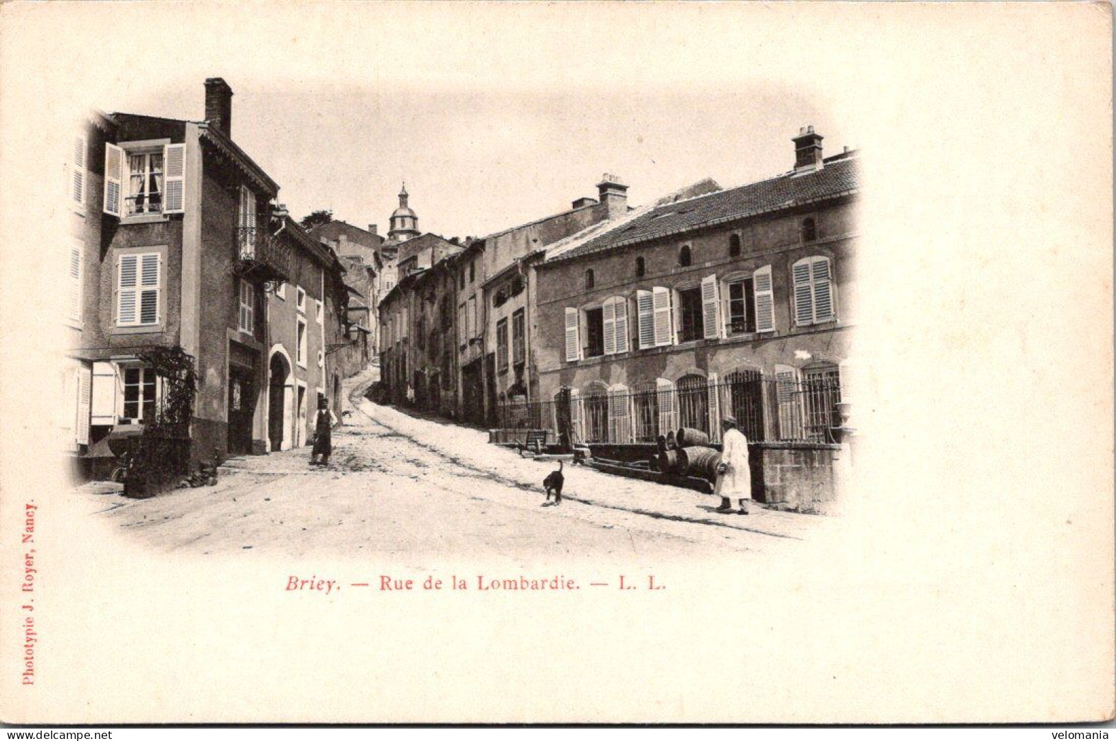 S15347 Cpa 54 Briey - Rue De La Lombardie - Briey