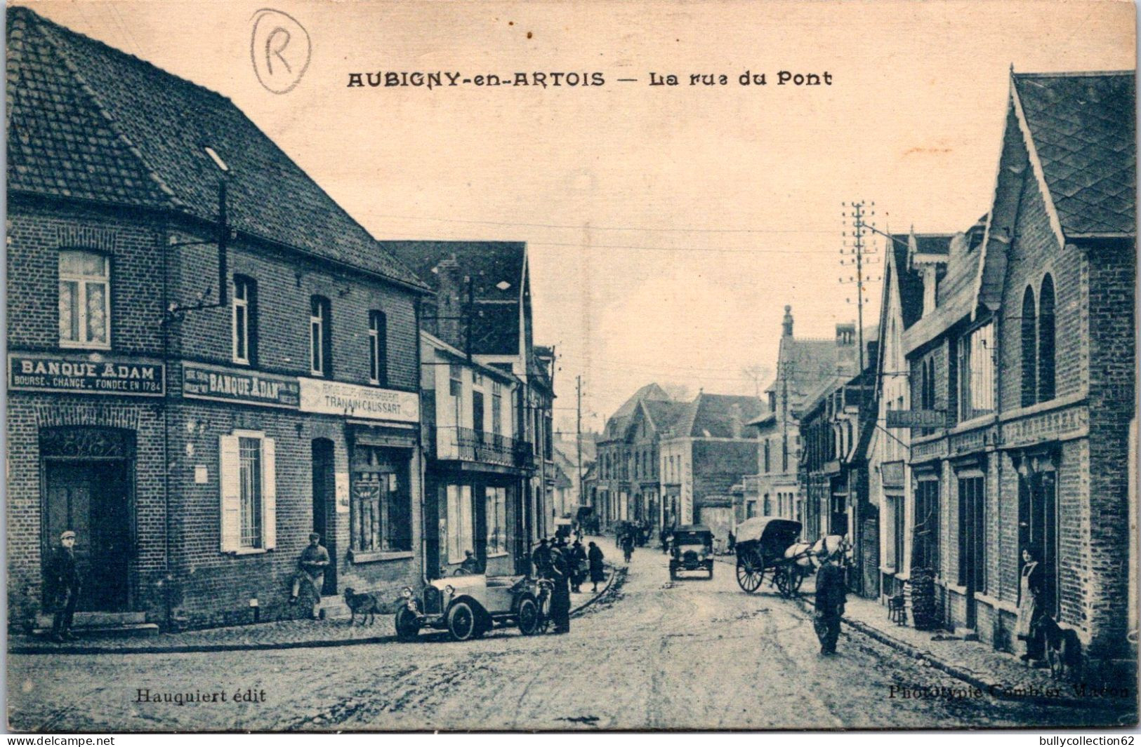 CPA - SELECTION -  AUBIGNY EN ARTOIS -   La Rue Du Pont - Aubigny En Artois