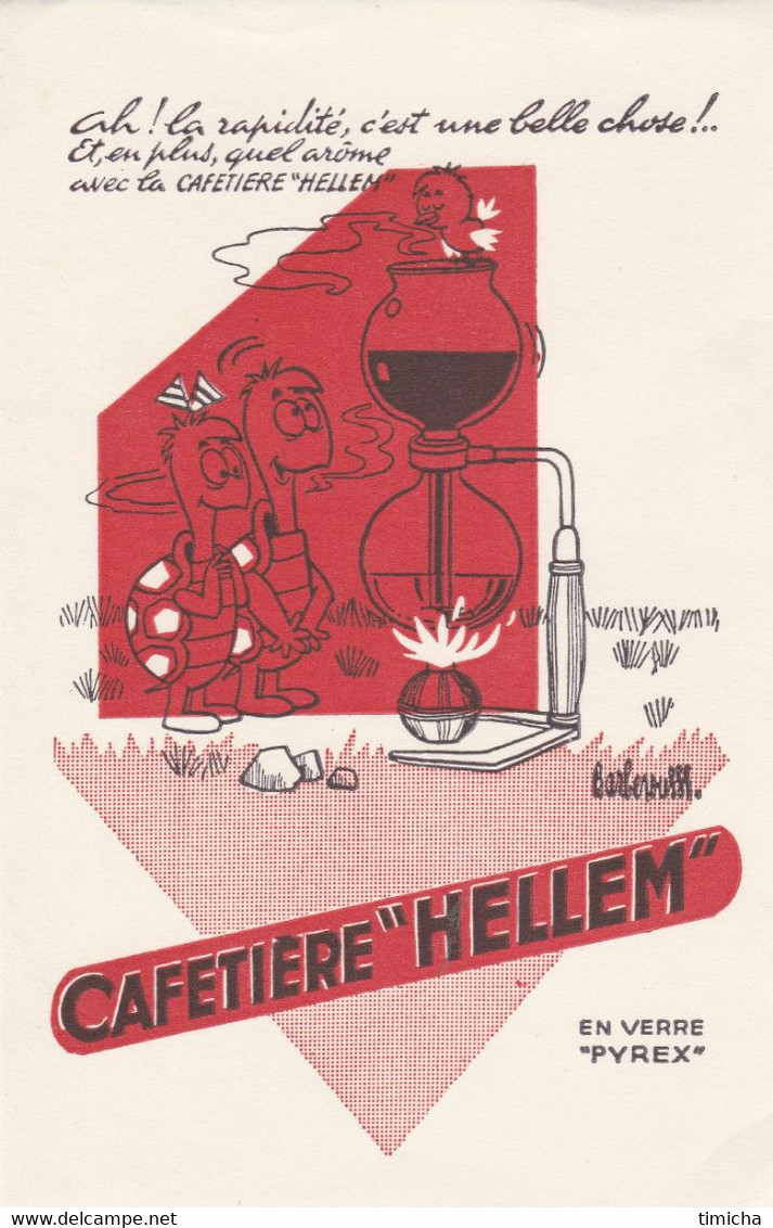 Buvard - Cafetière "Hellem" - Produits Ménagers