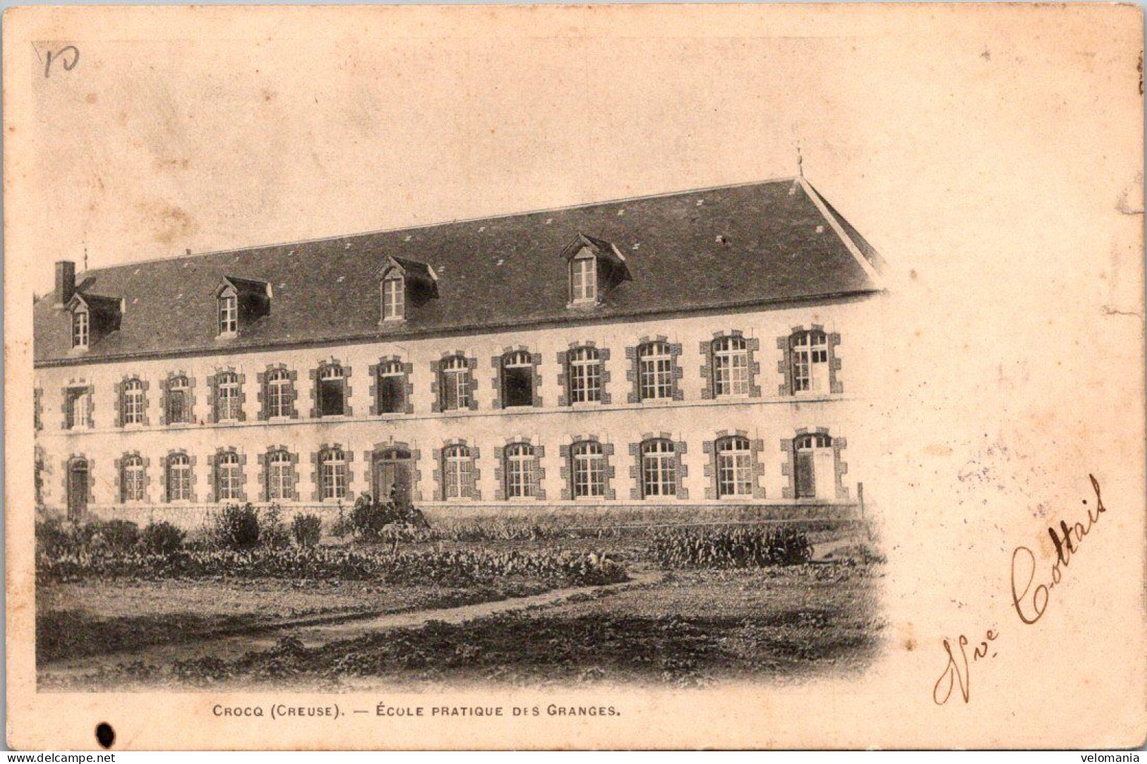 S15359 Cpa 23 Crocq - Ecole Pratique Des Granges - Crocq