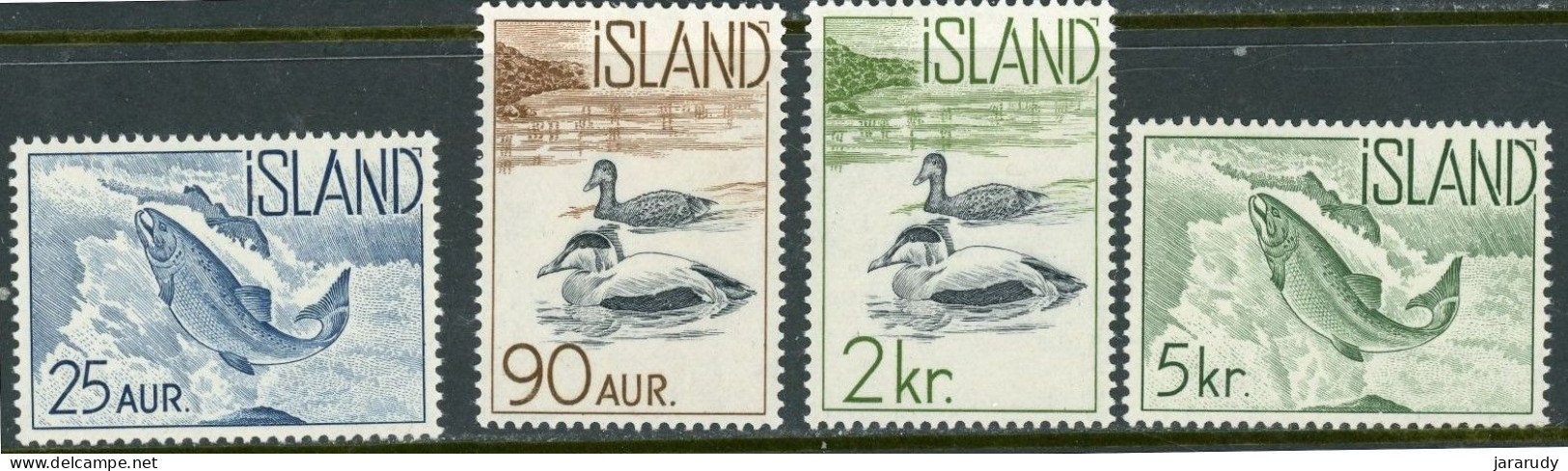 ISLANDIA FAUNA 1959 Yv 294/7 MNH - Ungebraucht