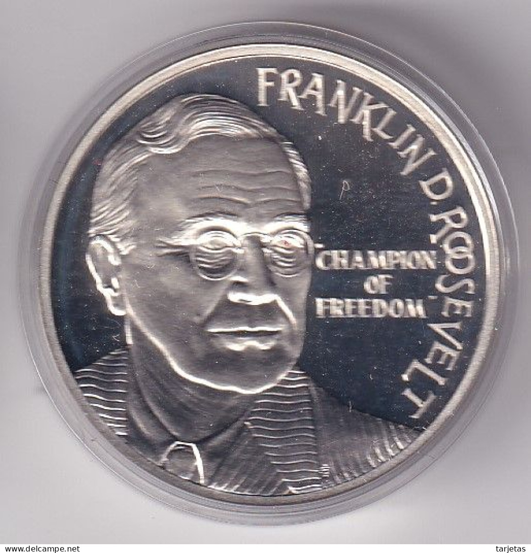 MONEDA DE PLATA DE HOLANDA DE 25 ECU DEL AÑO 1994 - FRANKLIN ROOSEVELT - 1980-2001 : Beatrix