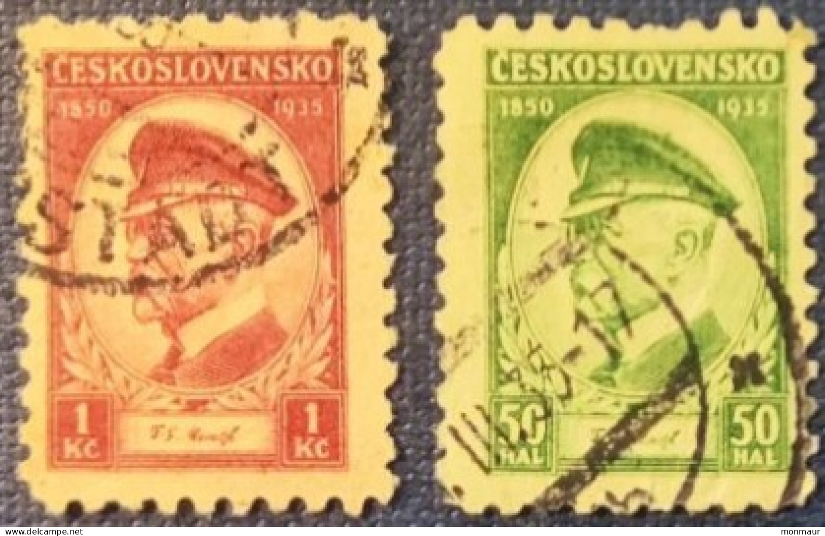 CECOSLOVACCHIA   1935 ANNIVERSARY PRESIDENT MASARYK - Usados