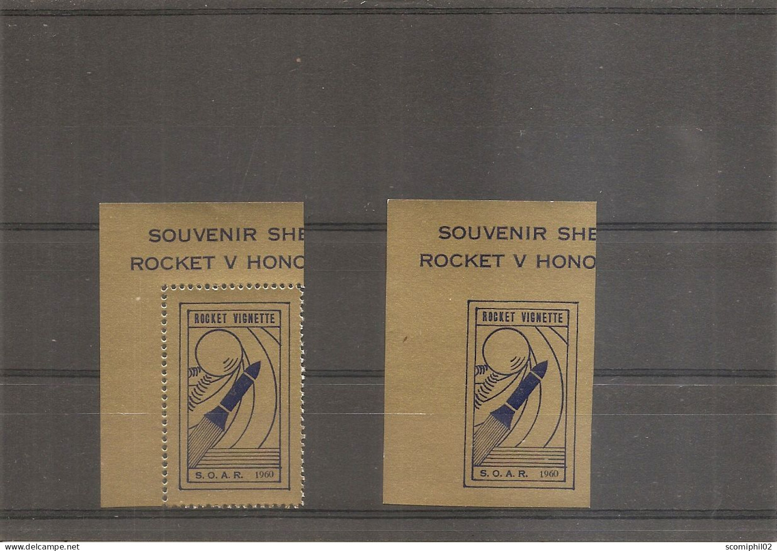 Espace - Fusées ( Lot De 2 Timbres Privés  XXX -MNH - De 1960 ) - Amérique Du Nord