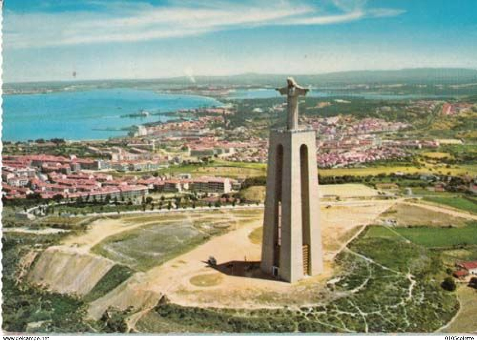 Carte Portugal -  Setubal -  - Almada - Monument à Christ Roi - PRIX FIXE - ( Cd063) - Setúbal