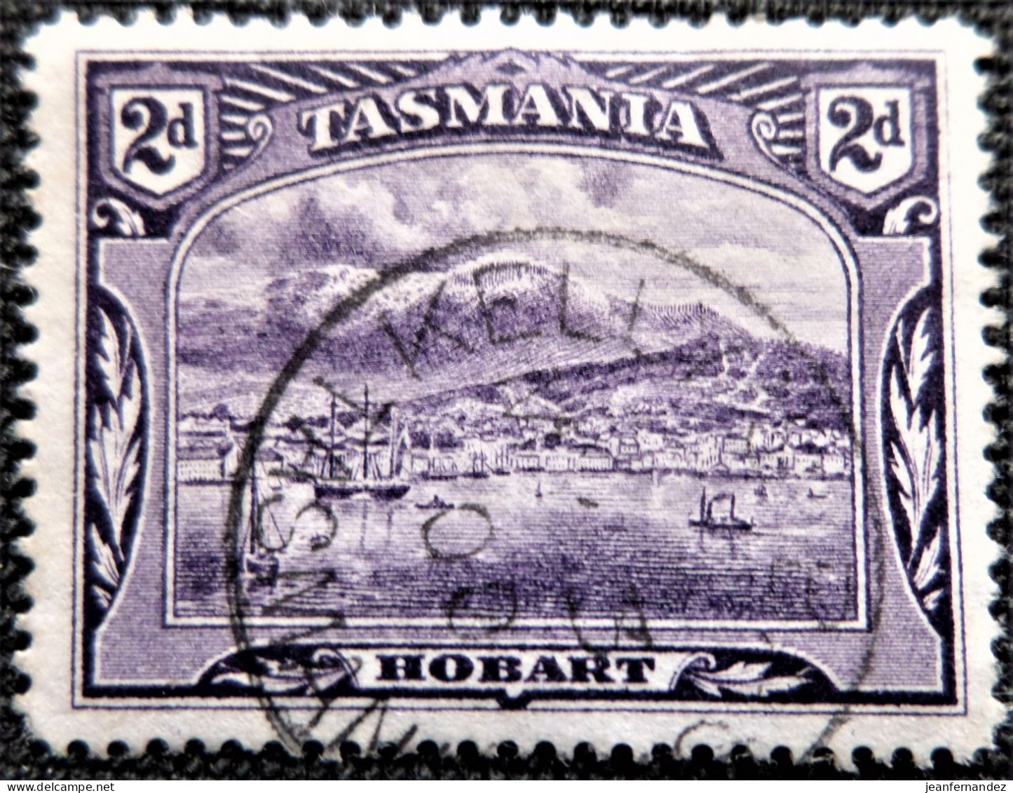 Australie  Tasmania  1899 Landscape  Stampworld N°  56 - Usati