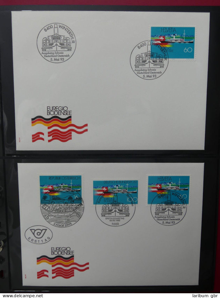 Schweiz Sammlung Erstagsbriefe FDC ab 1988 #LW876