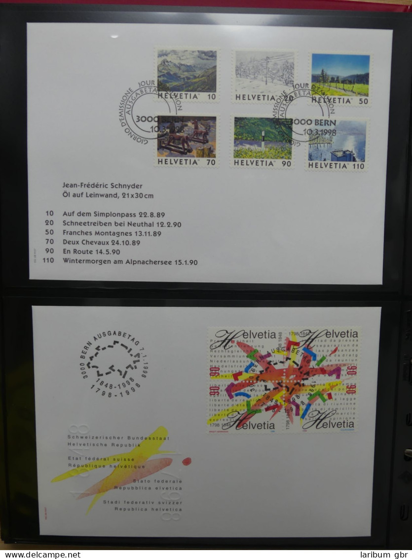 Schweiz Sammlung Erstagsbriefe FDC ab 1994 #LW875