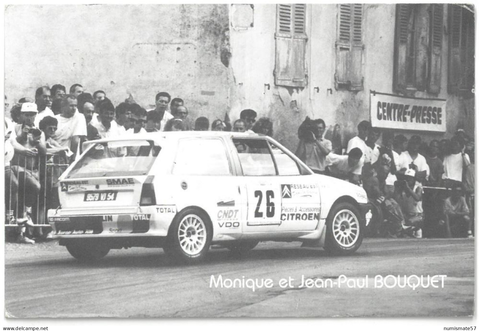 Monique Et Jean-Paul BOUQUET - Rallye - Citroën AX Sport ( Dpt 54 Meurthe Et Moselle ) - Rallyes