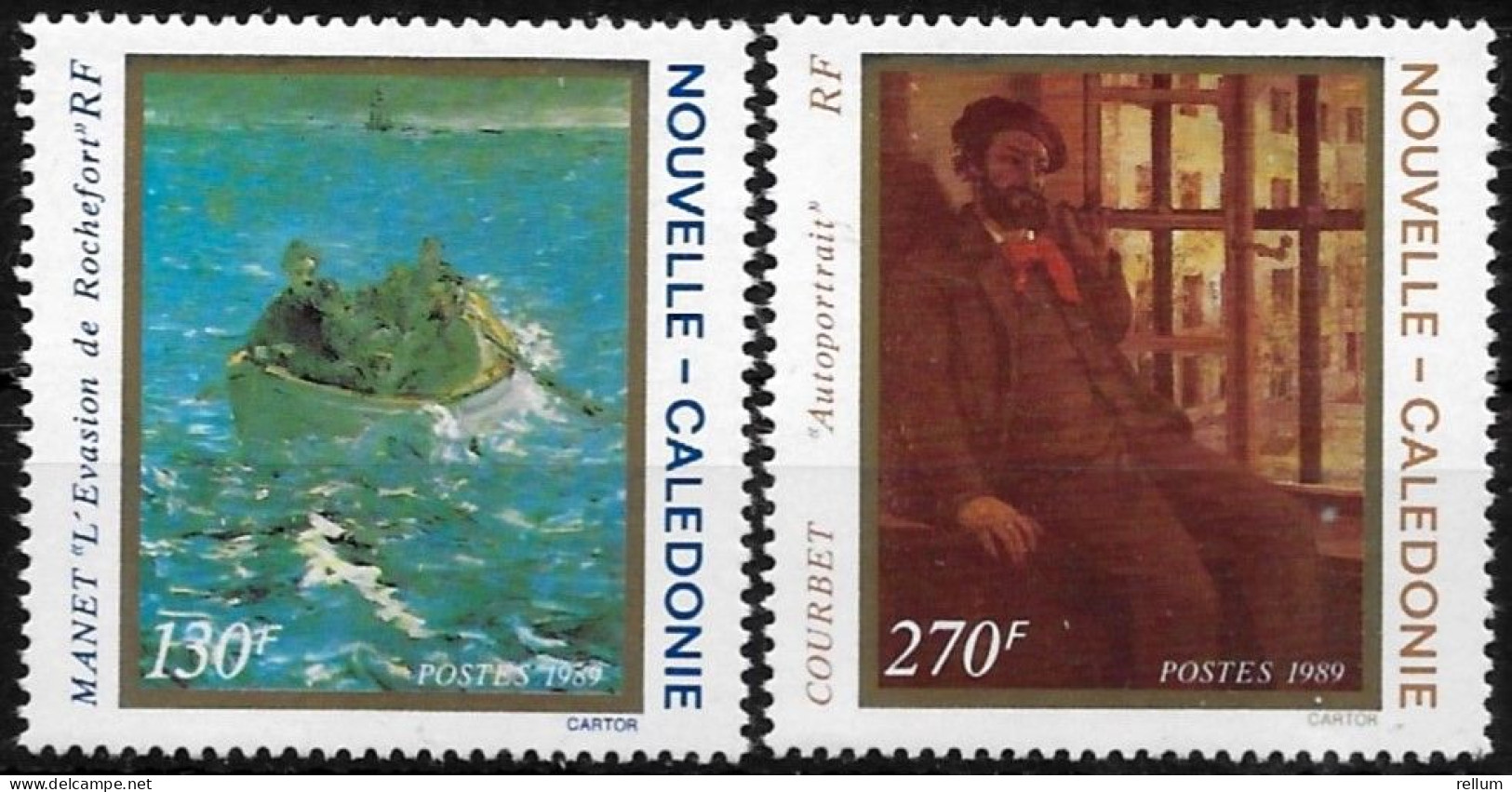 Nouvelle Calédonie 1989 - Yvert N° 585/586 - Michel N° 863/864 ** - Nuovi