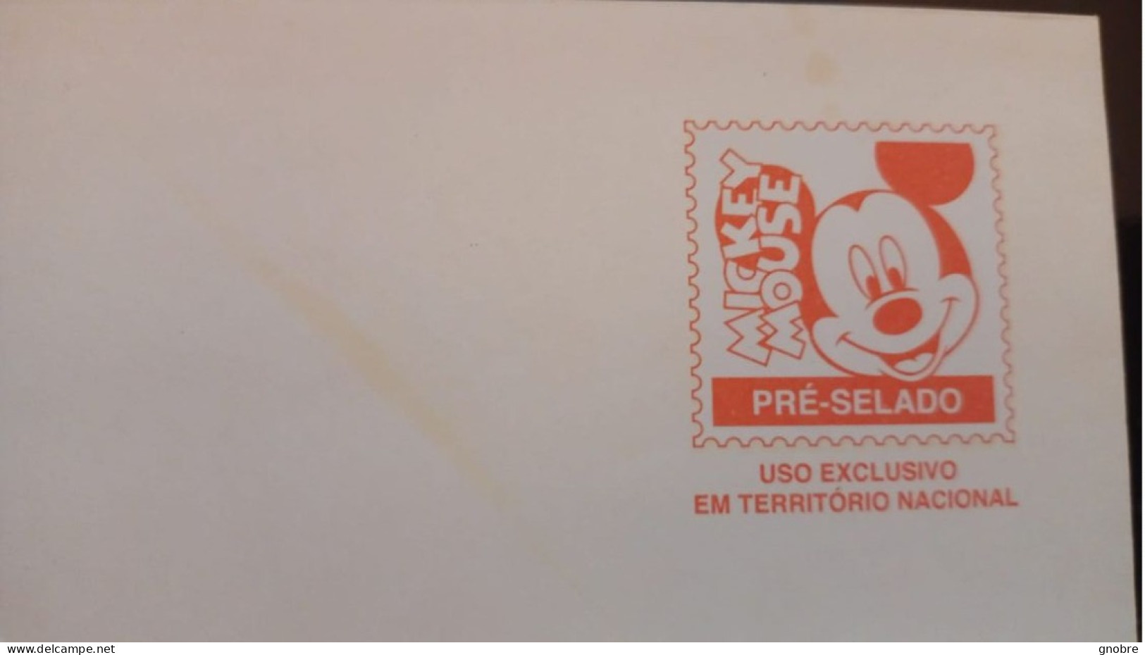 BRAZIL Envelope Prepaid Stationery - MICKEY DISNEY - New - Postal Stationery