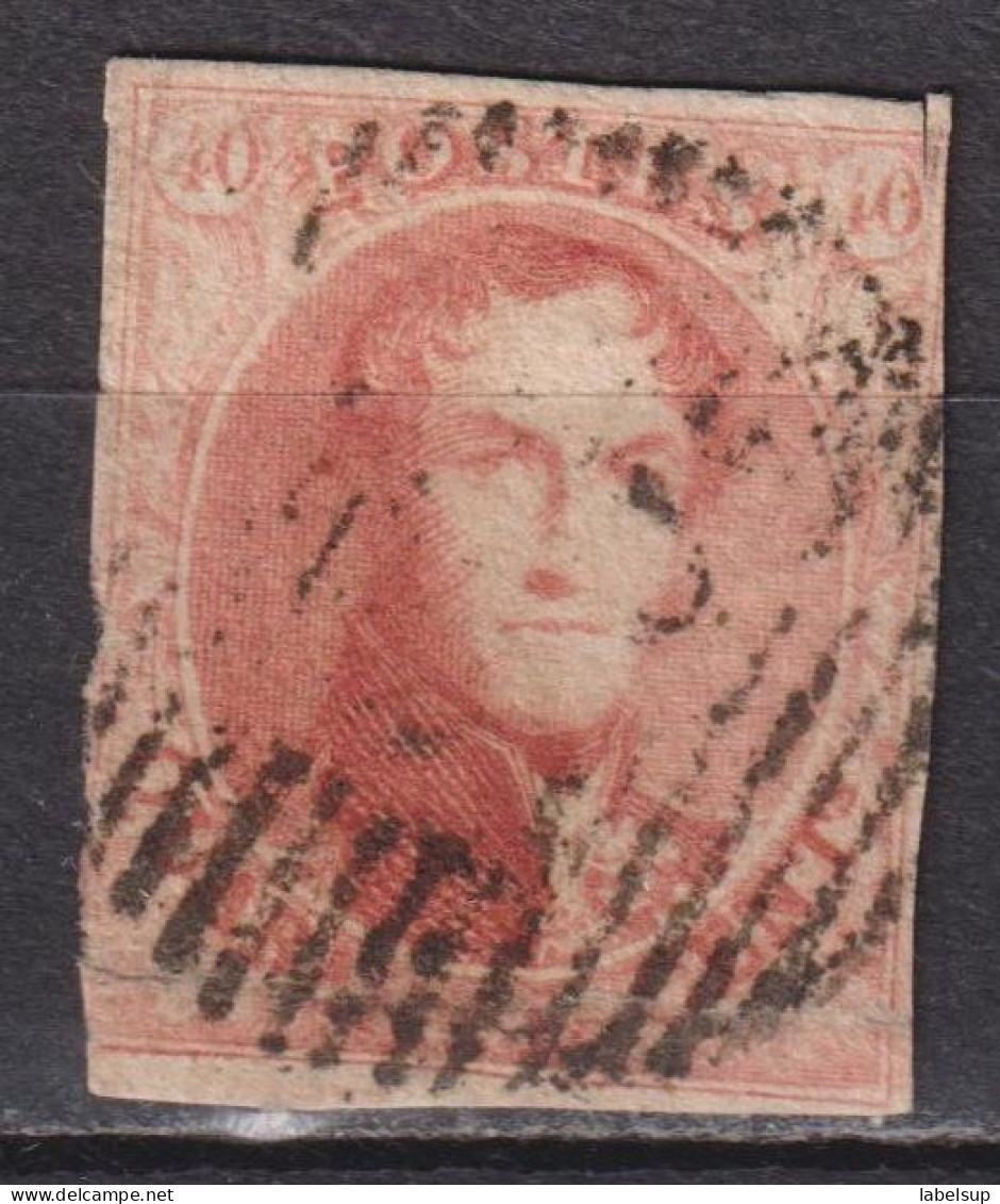 Timbre Oblitéré De Belgique Médaillon De 1851 N° 8 - 1849-1865 Medaillen (Sonstige)