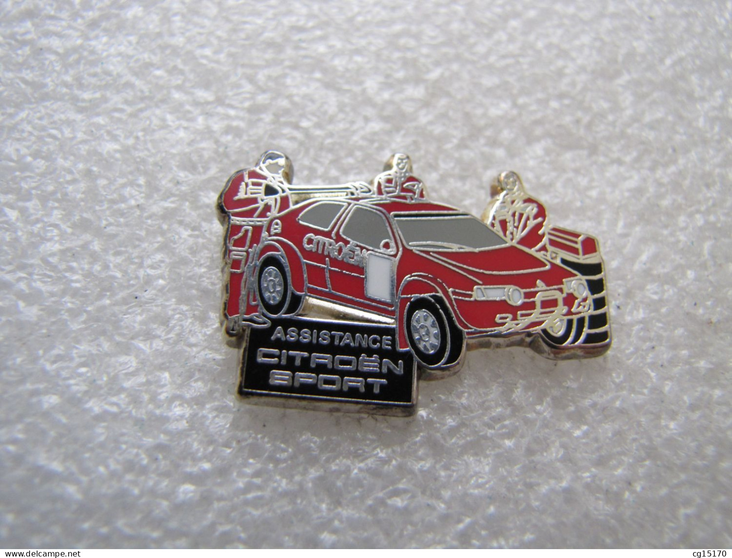 PIN'S   CITROËN   ZX  RALLYE RAID   ASSISTANCE CITROËN SPORT Version  Zamak Argenté  STARPIN'S - Citroën