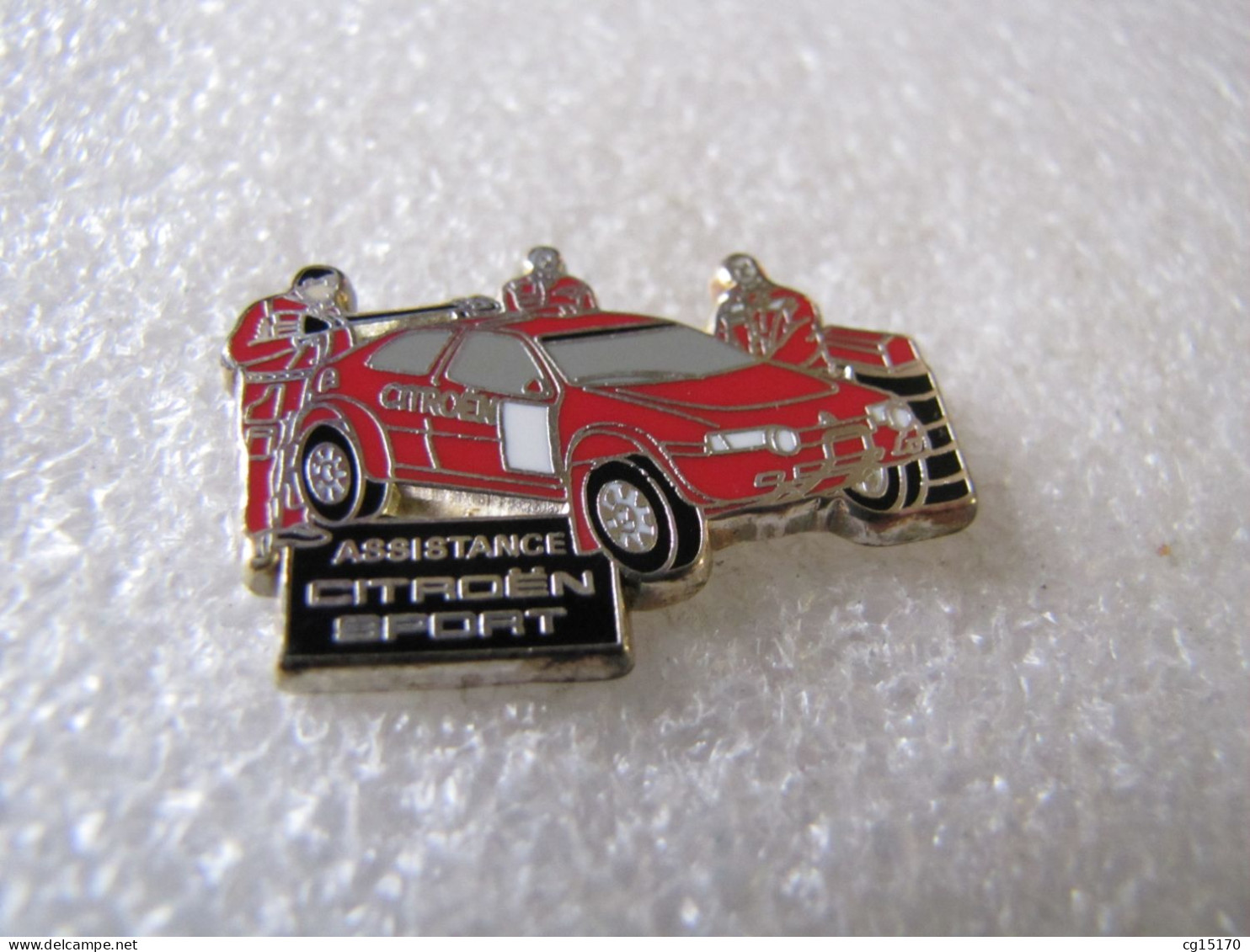 PIN'S   CITROËN   ZX  RALLYE RAID   ASSISTANCE CITROËN SPORT Version  Zamak Argenté  STARPIN'S - Citroën