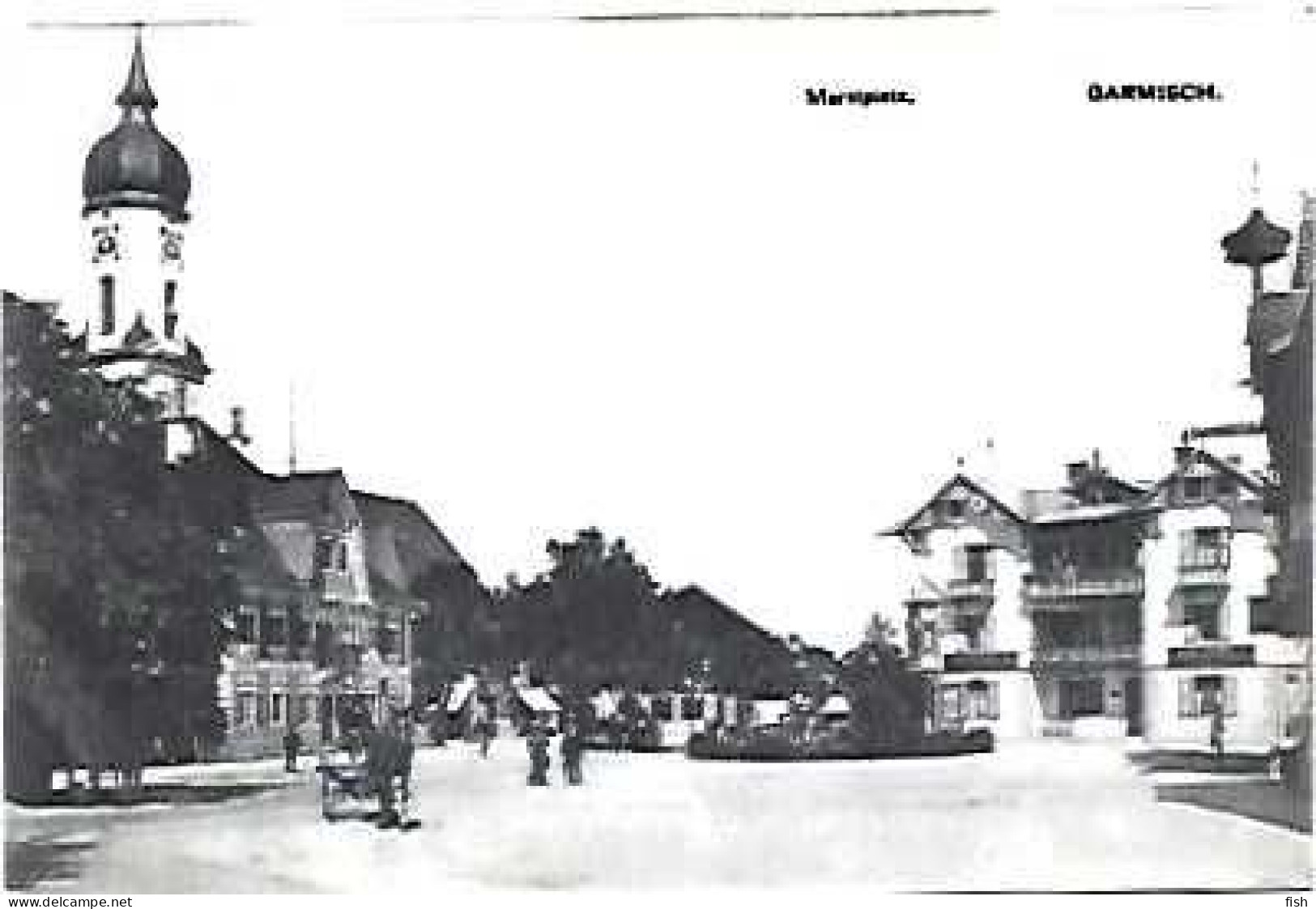 Germany ** & Postal,Garmisch, Marktplatz, Ed. Zimmermann Munchen (324) - Altri & Non Classificati