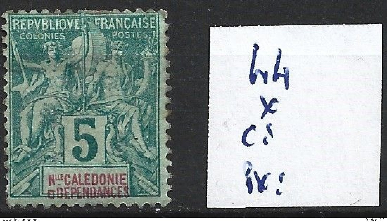 NOUVELLE-CALEDONIE 44 * Côte 3 € - Neufs