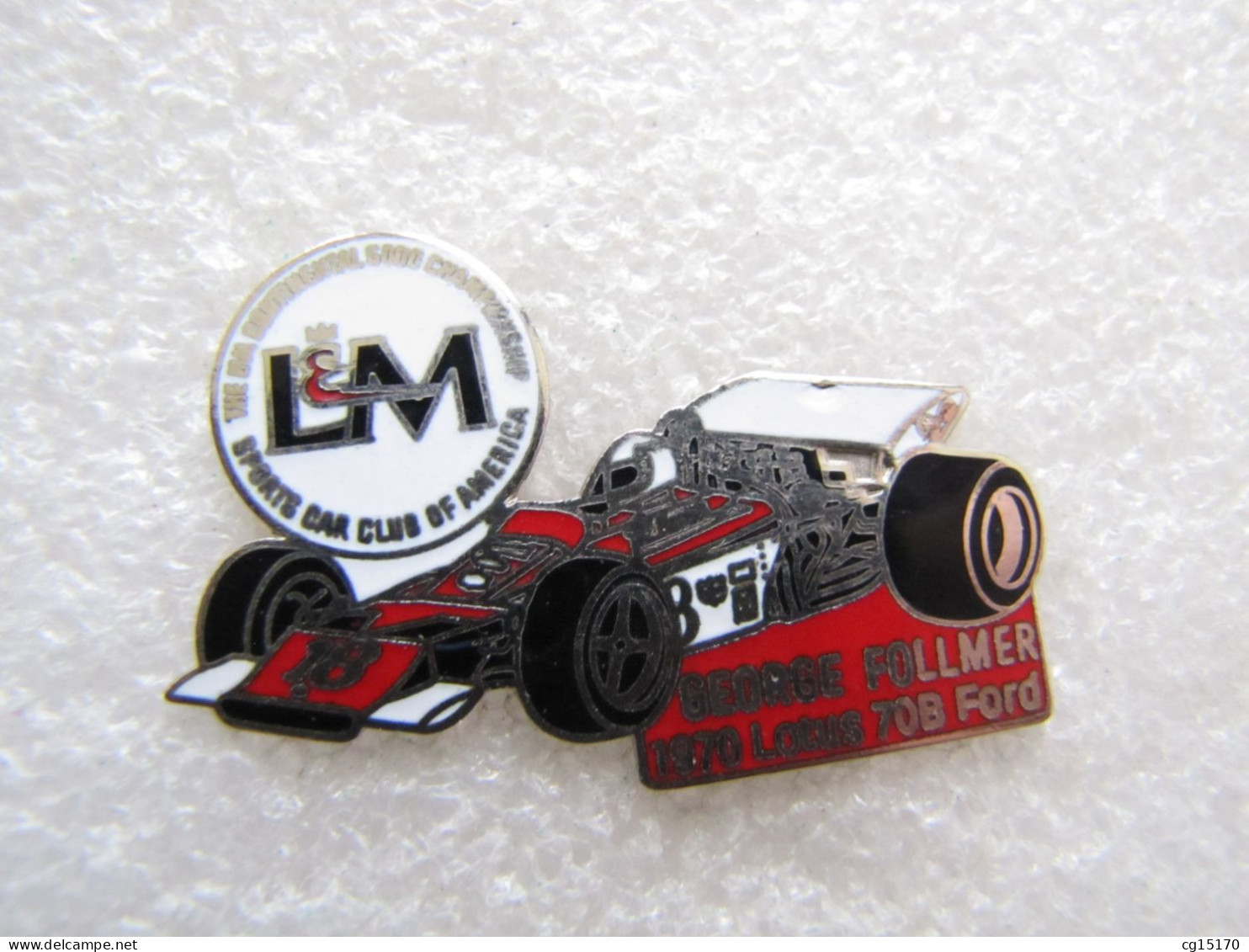 RARE  PIN'S  LOTUS 70 B FORD  GEORGE FOLLMER L&M CIGARETTES  Email Grand Feu  MFS - F1