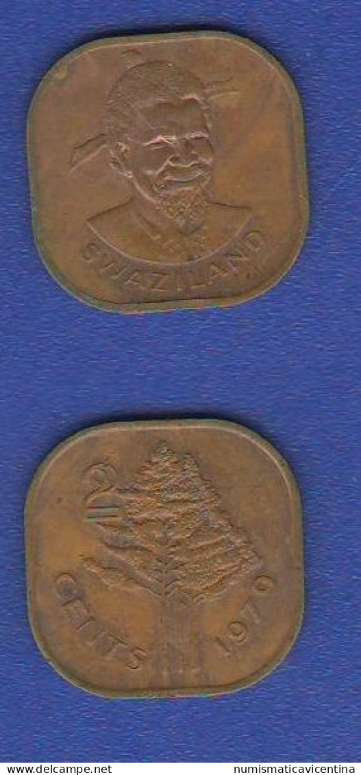 Eswatini Swaziland 2 Cents 1979 Sobhuza II° - Autres – Afrique