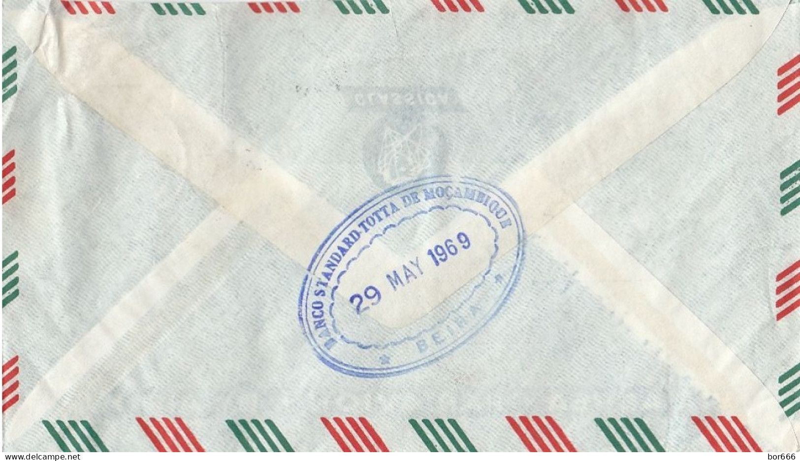 GOOD MOZAMBIQUE Postal Cover To FINLAND 1969 - Good Stamped: Dam Bridge ; Airplane - Mozambique