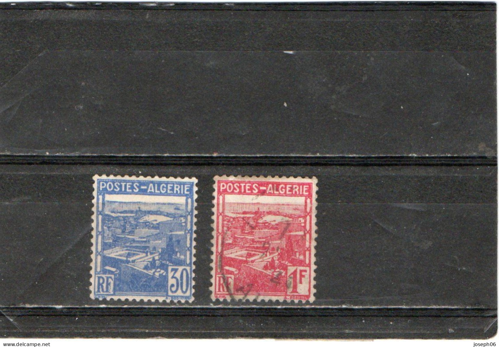 ALGERIE    1941  Y.T. N° 163  165  Oblitéré  Frais De Gestion Compris - Used Stamps