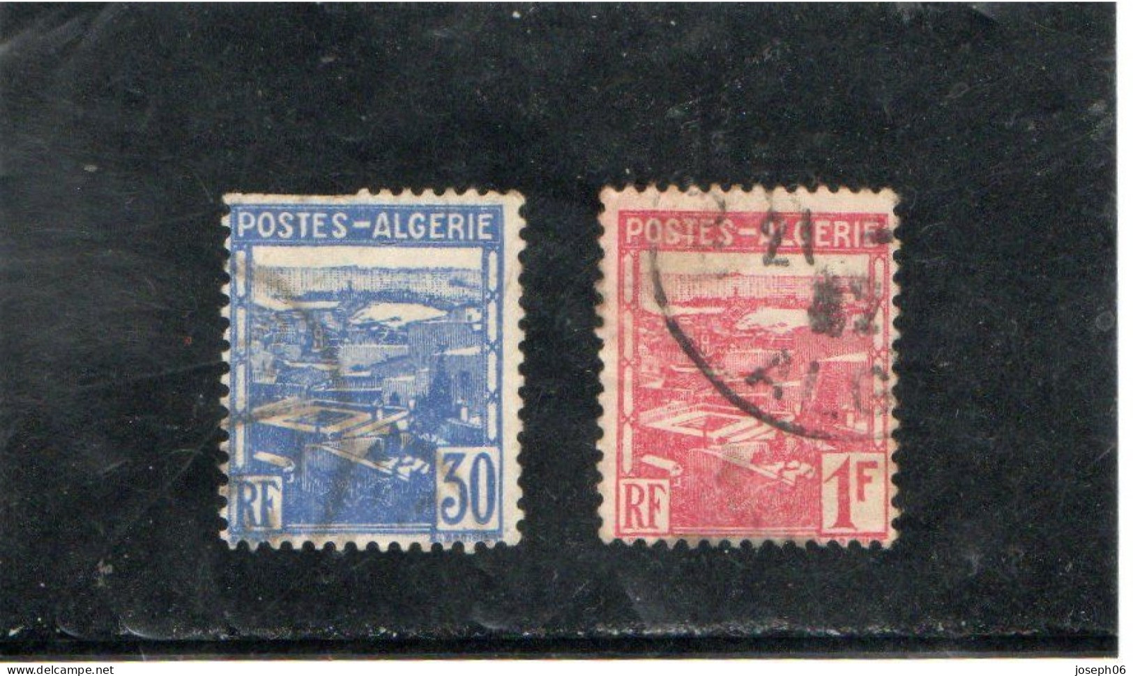 ALGERIE    1941  Y.T. N° 163  165  Oblitéré  Frais De Gestion Compris - Used Stamps