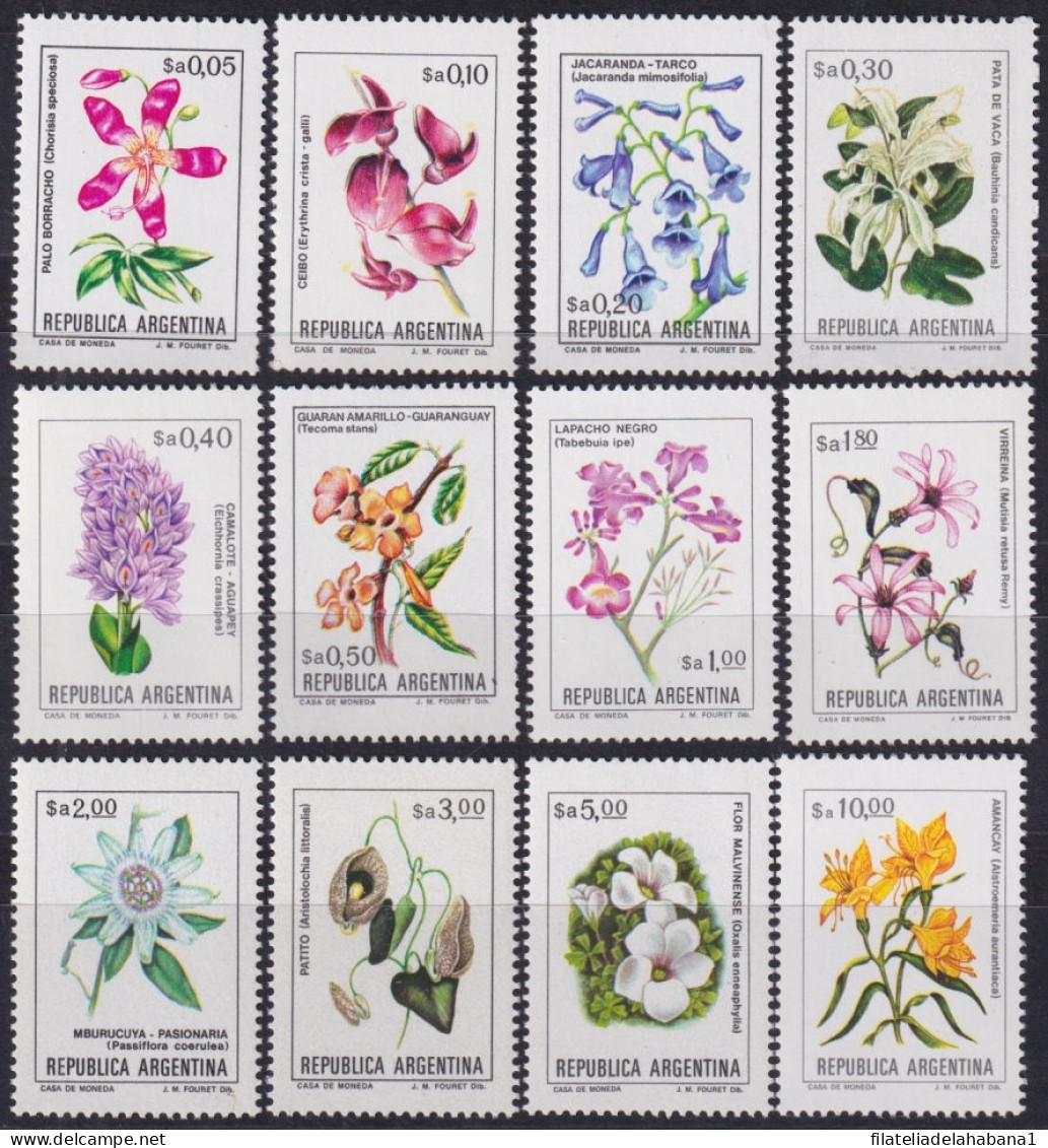 F-EX48199 ARGENTINA 1982 MNH FLORES FLOWER. - Altri & Non Classificati