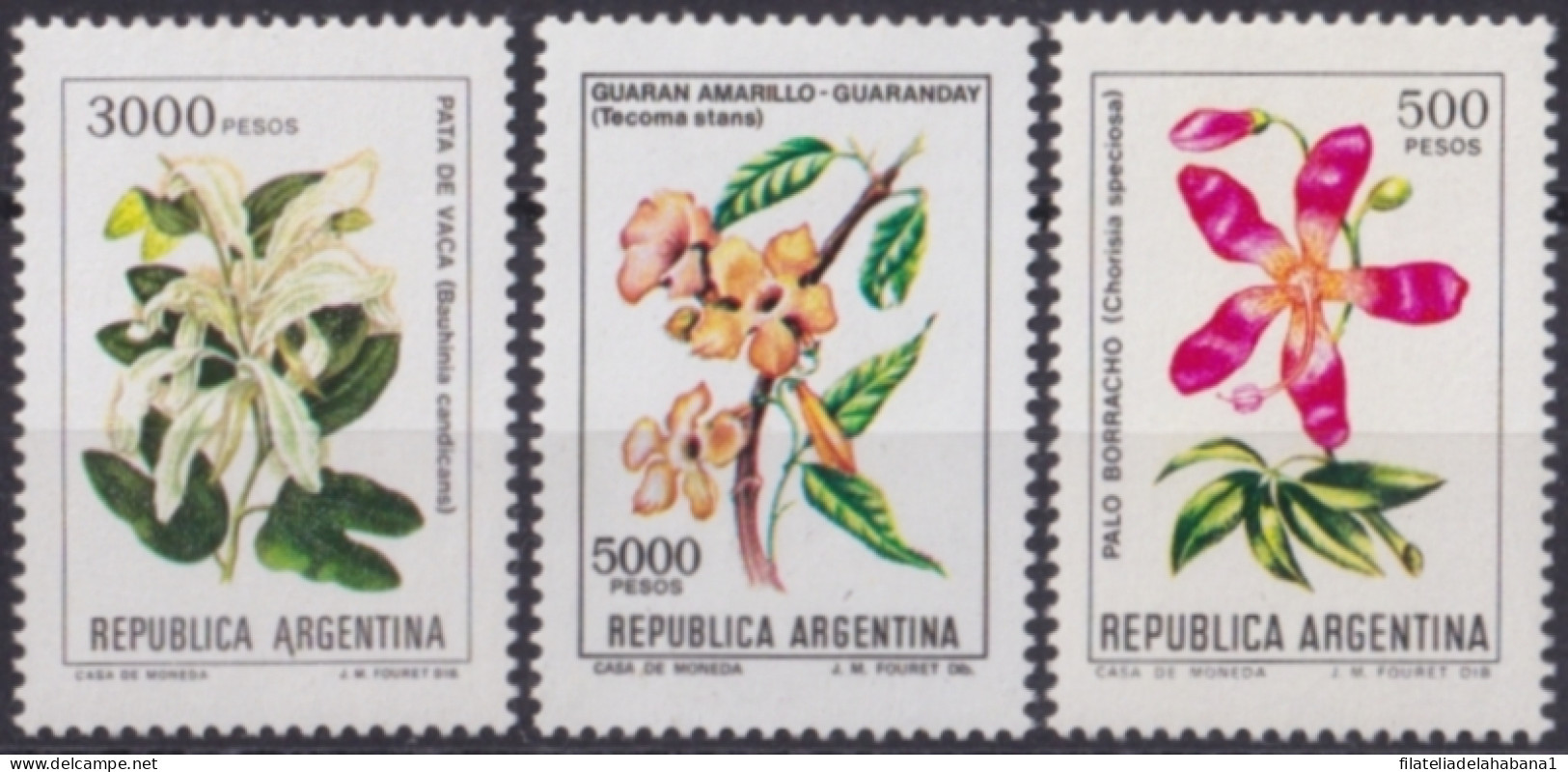 F-EX48199 ARGENTINA 1982 MNH FLORES FLOWER. - Altri & Non Classificati