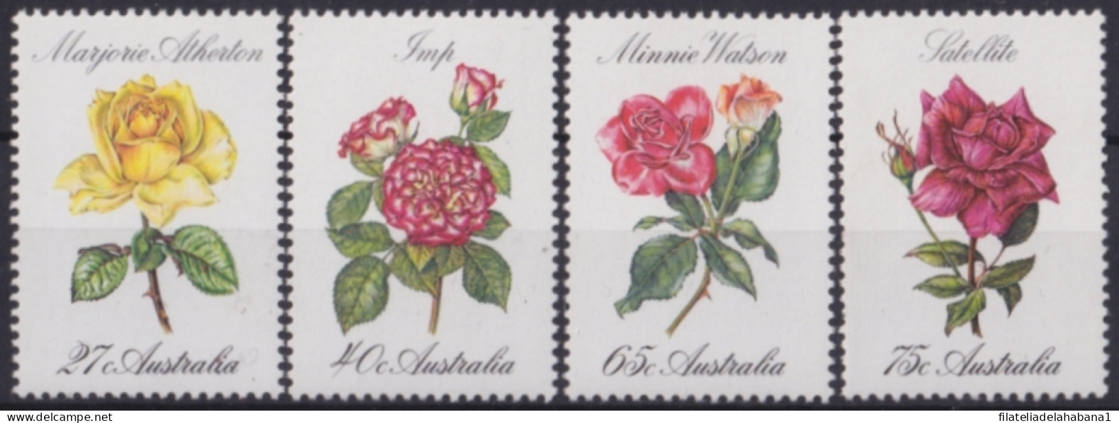 F-EX48200 AUSTRALIA 1982 MNH FLORES FLOWER ROSA ROSE.  - Rose