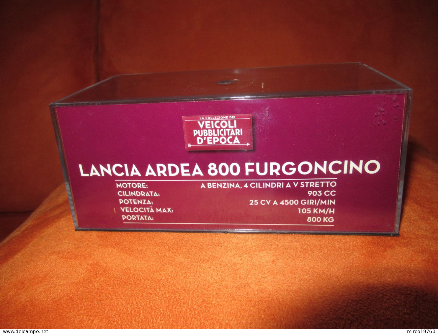 DIE CAST 1:43 - LANCIA ARDEA 800 FURGONCINO - YOGA - 1953 - NUOVO IN TECA - Altri & Non Classificati