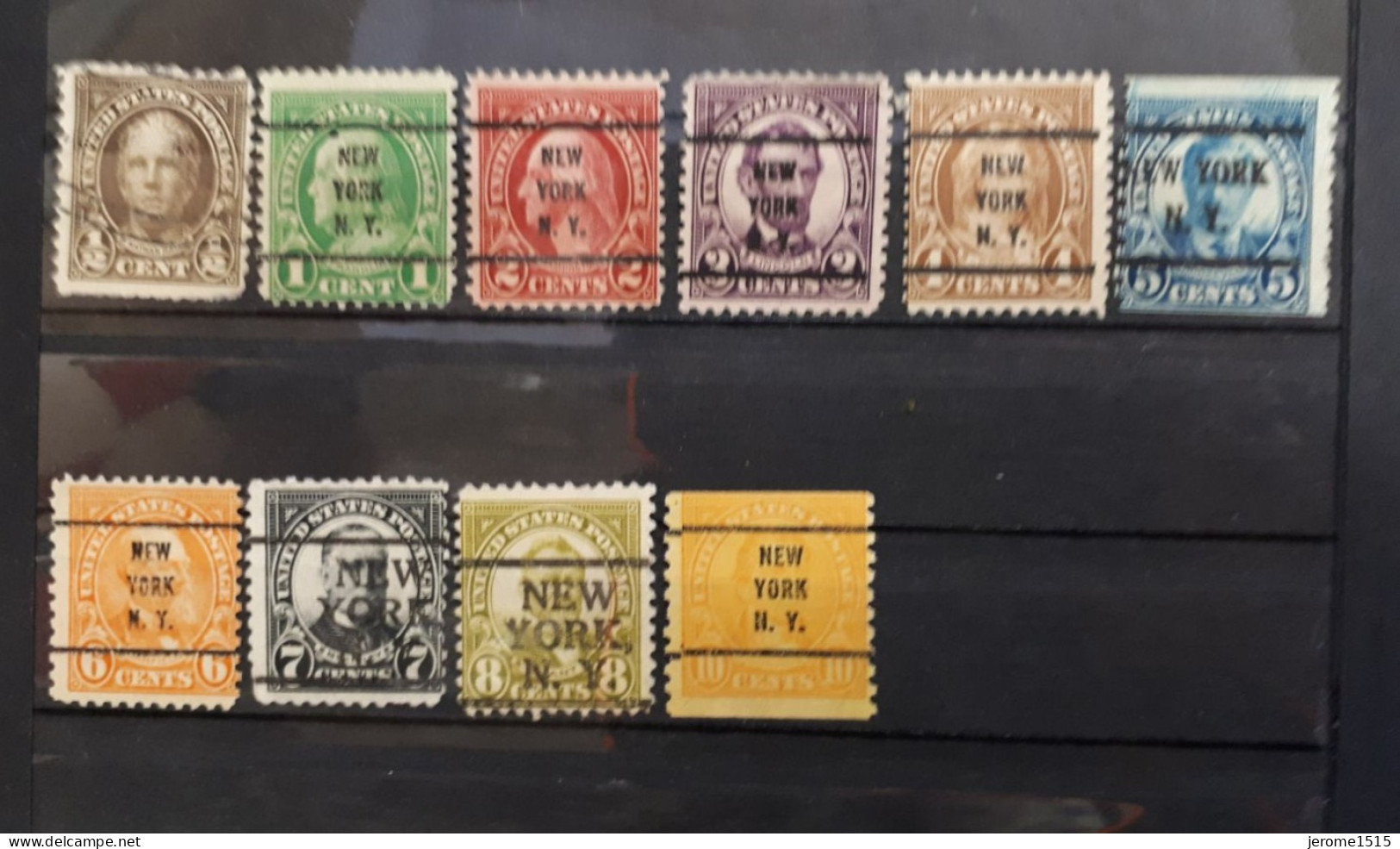 Timbres Etats-Unis :  1922 - 1933 Présidents Américains   & - Used Stamps