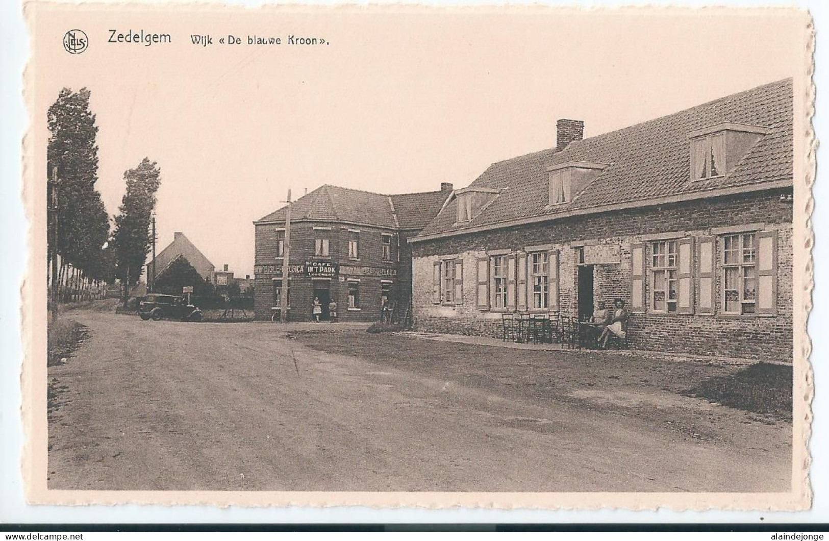 Zedelgem - Wijk - De Blauwe Kroon - Café In 't Park  - Zedelgem