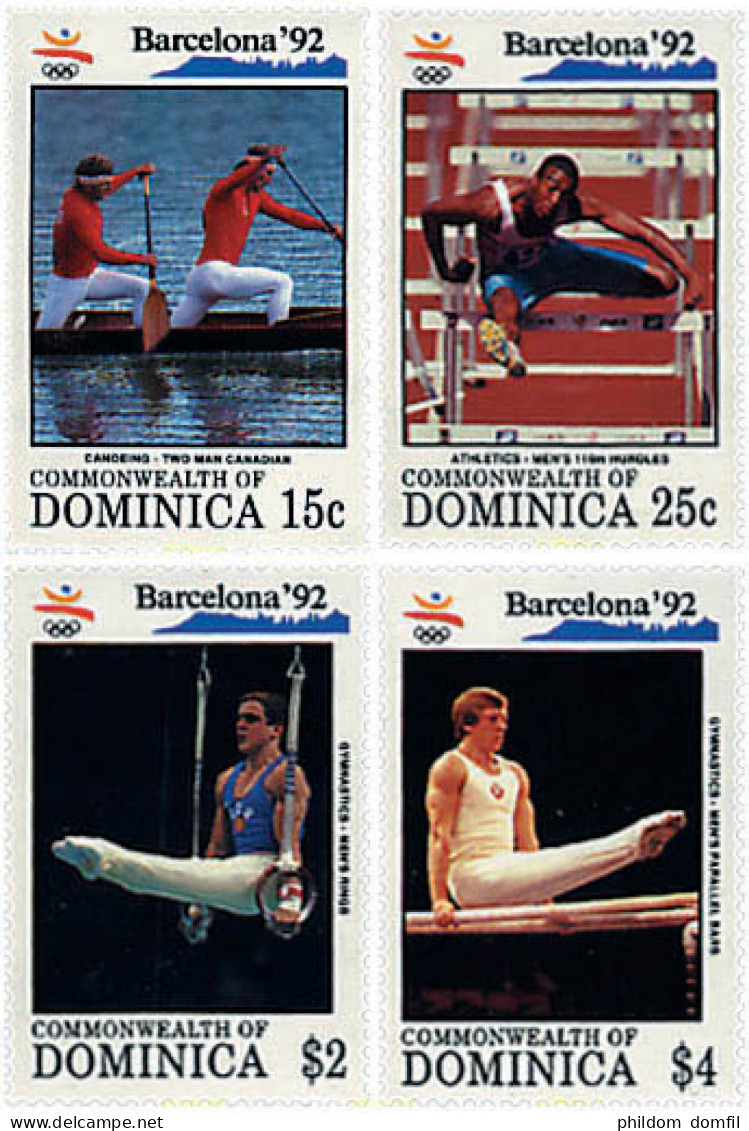 257988 MNH DOMINICA 1992 25 JUEGOS OLIMPICOS VERANO BARCELONA 1992 - Dominique (1978-...)