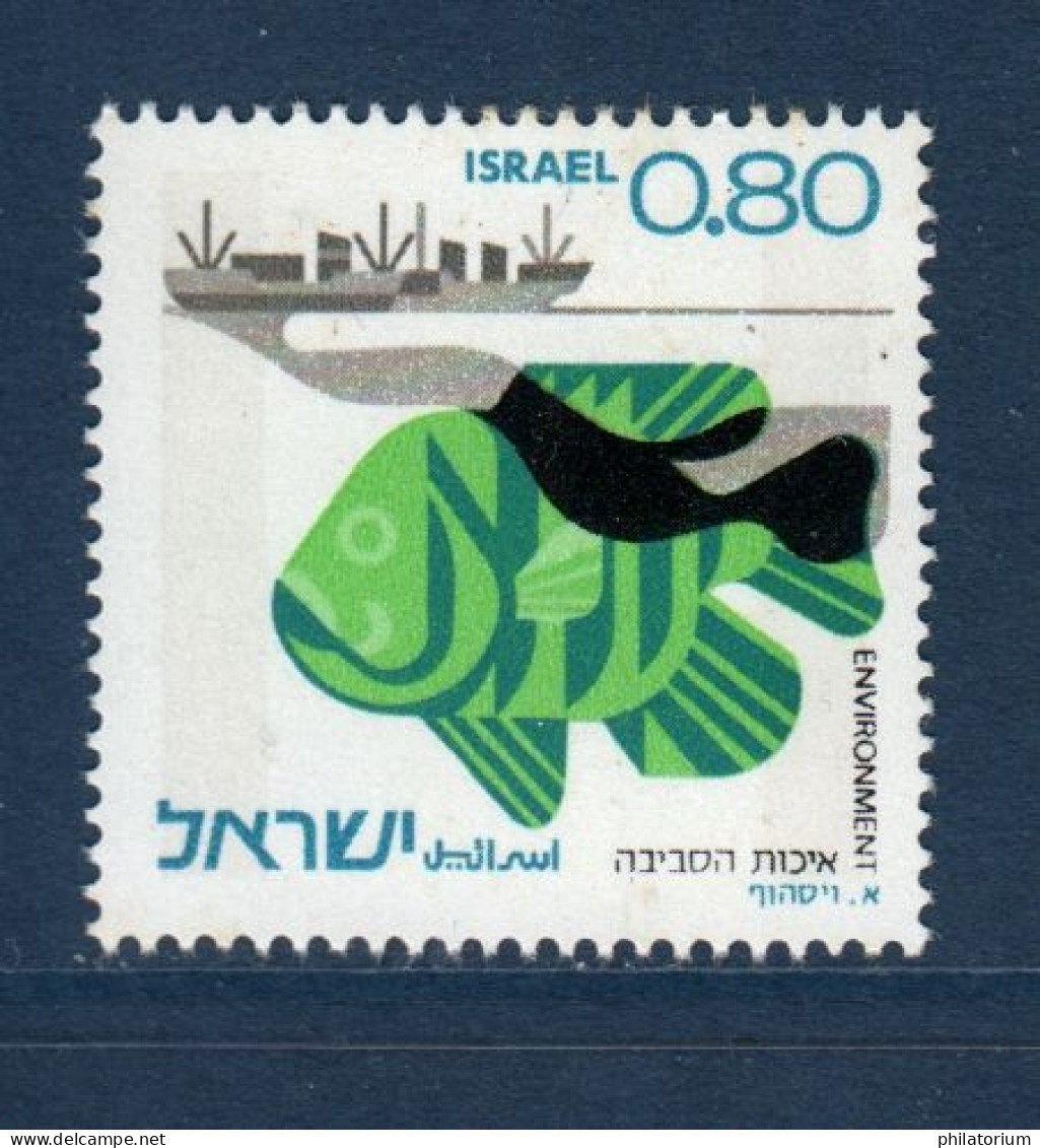 Israël, **, Yv 592, Mi 657, SG 618, Pollution Des Océans, - Ungebraucht (ohne Tabs)