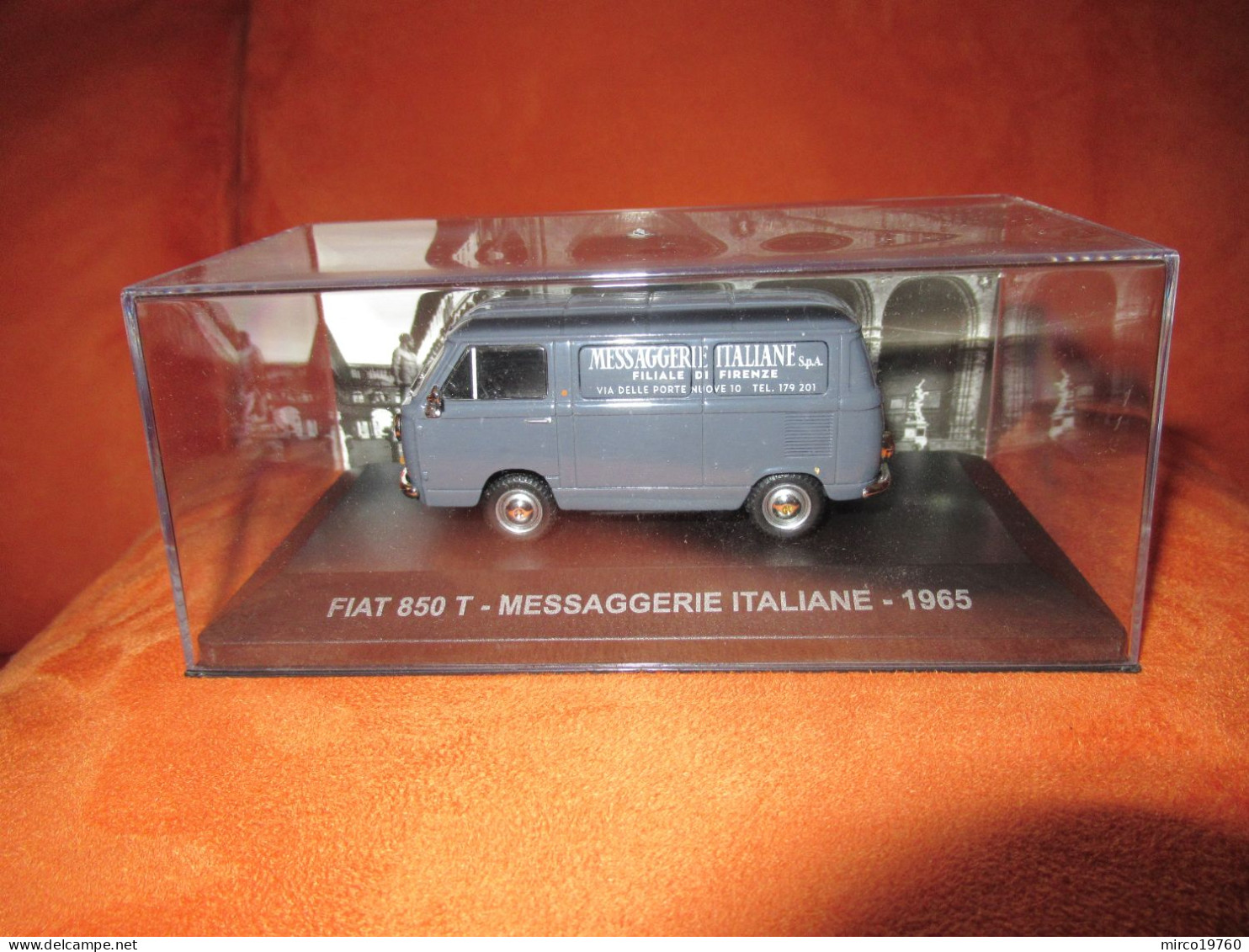 DIE CAST 1:43 - FIAT 850T - MESSAGGERIE ITALIANE - 1965 - NUOVO IN TECA RIGIDA - Sonstige & Ohne Zuordnung