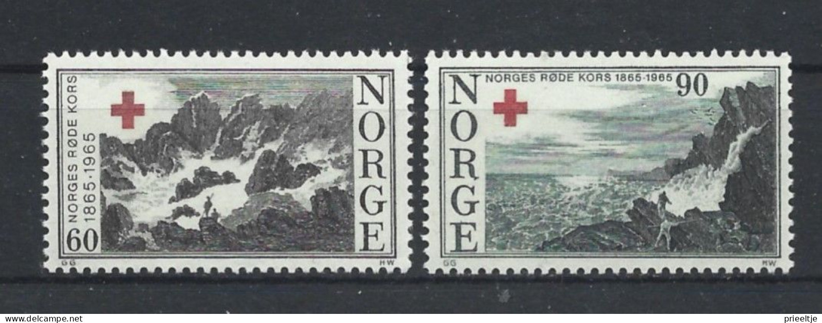 Norway 1965 Red Cross Y.T. 484/485 ** - Nuovi