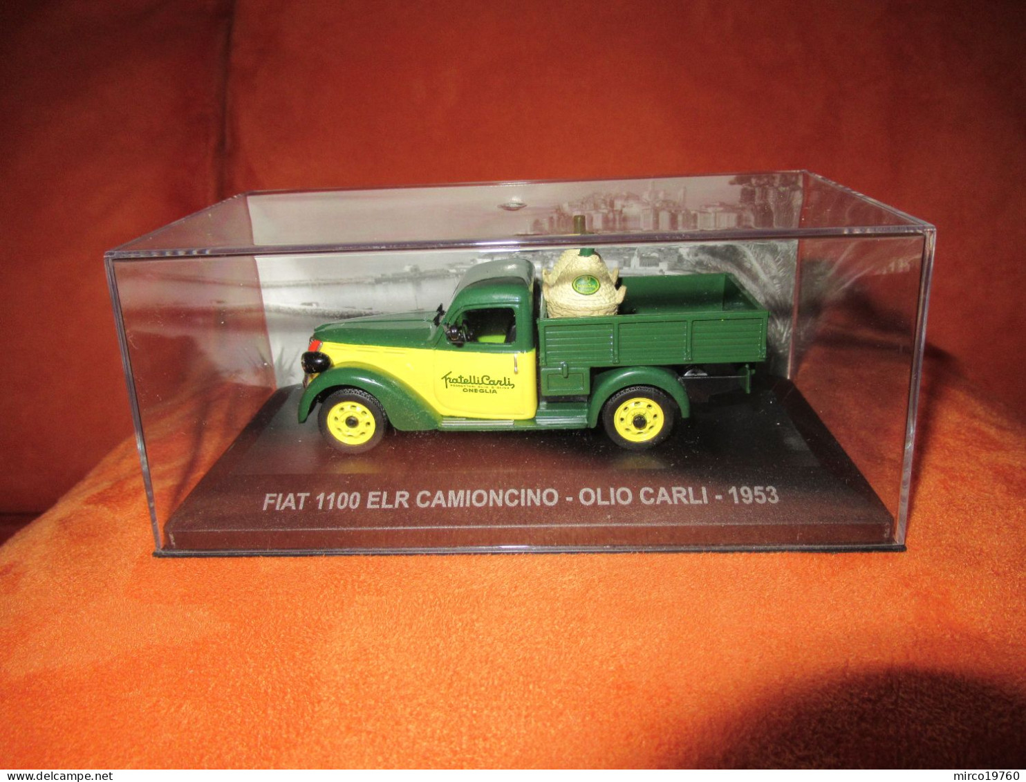 DIE CAST 1:43 - FIAT 1100 ELR CAMIONCINO - OLIO CARLI - 1953 - NUOVO IN TECA - Other & Unclassified