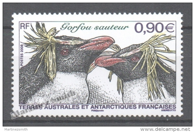 TAAF French Southern And Antarctic Territories 2008 Yvert 502, Antarctic Fauna. Birds - MNH - Unused Stamps