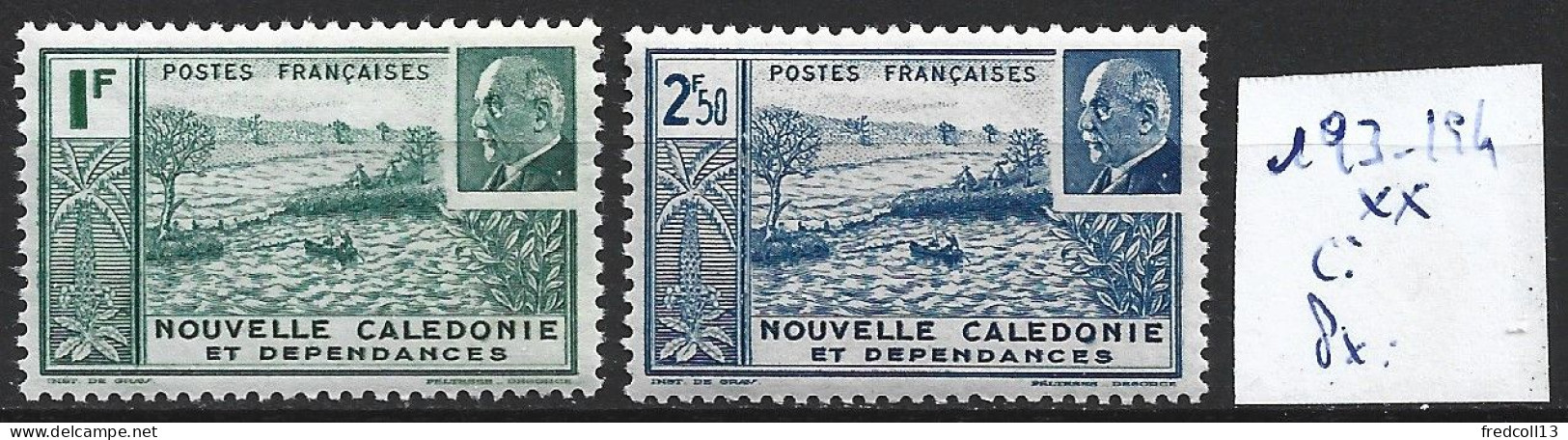 NOUVELLE-CALEDONIE 193-94 ** Côte 2 € - Unused Stamps