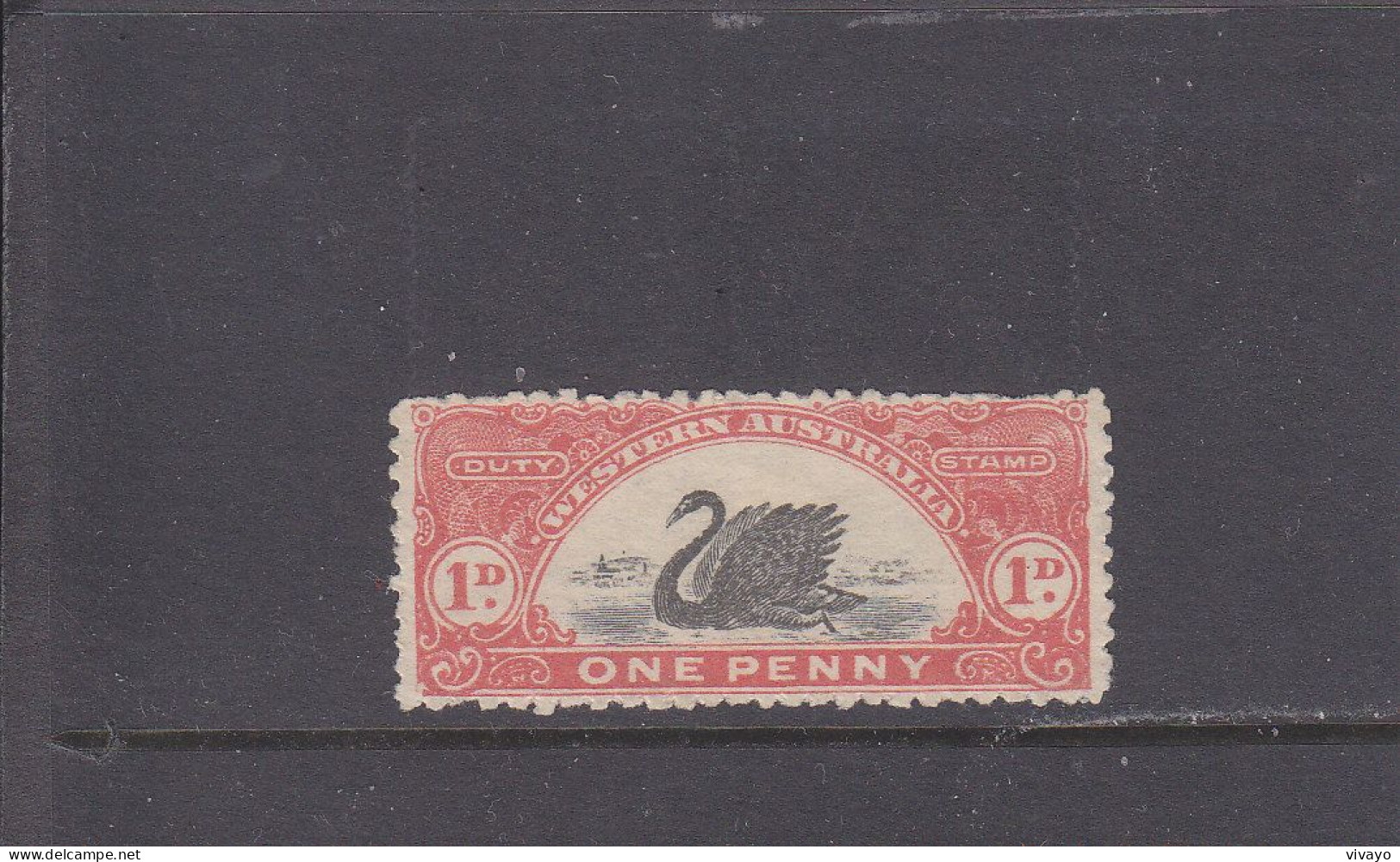 WESTERN AUSTRALIA - MINT WITHOUT GUM - 1900/1915 - DUTY STAMP - SWAN - Mint Stamps