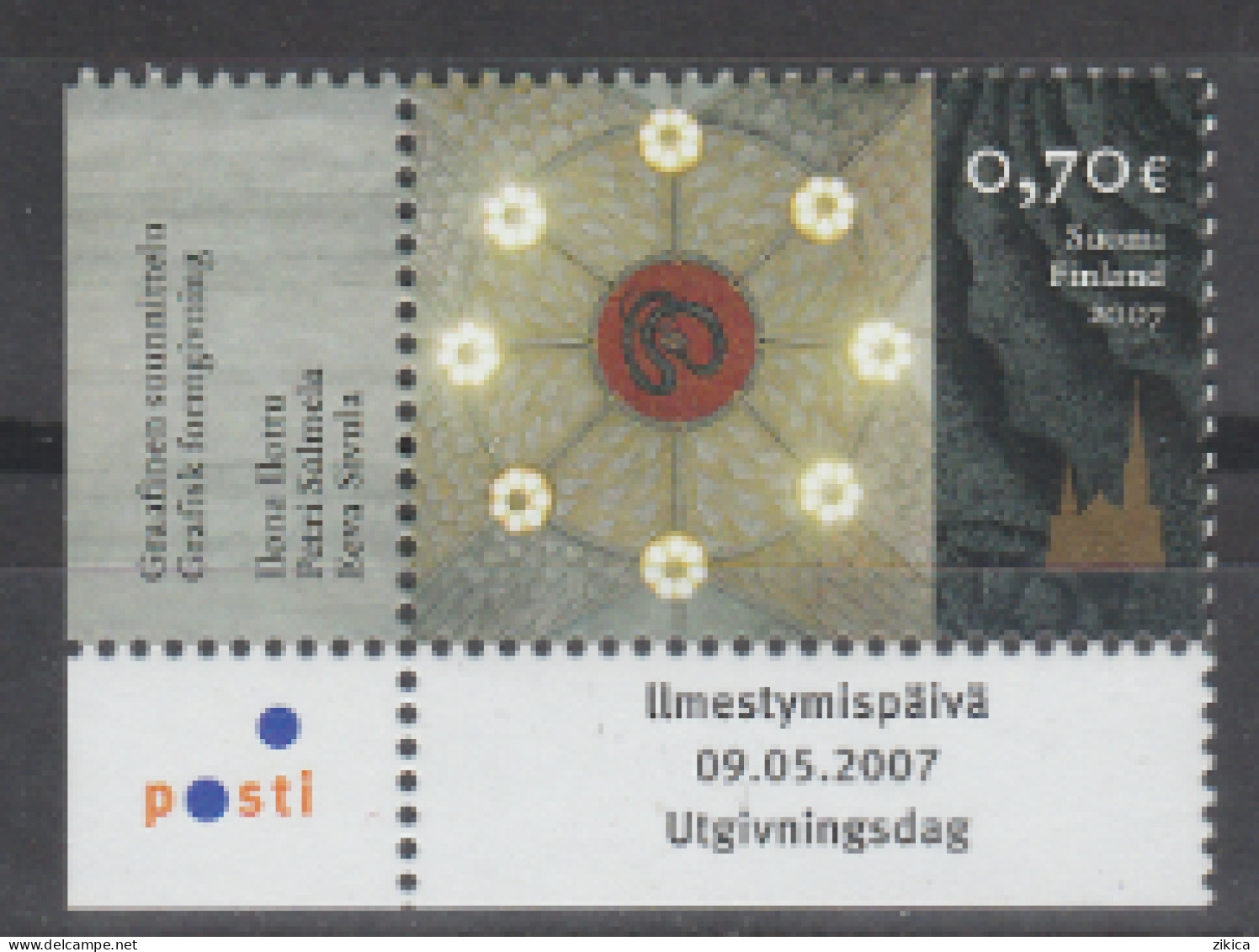 Finland - 2007 The 100th Ann. Of Tampere Cathedral  MNH** - Nuevos