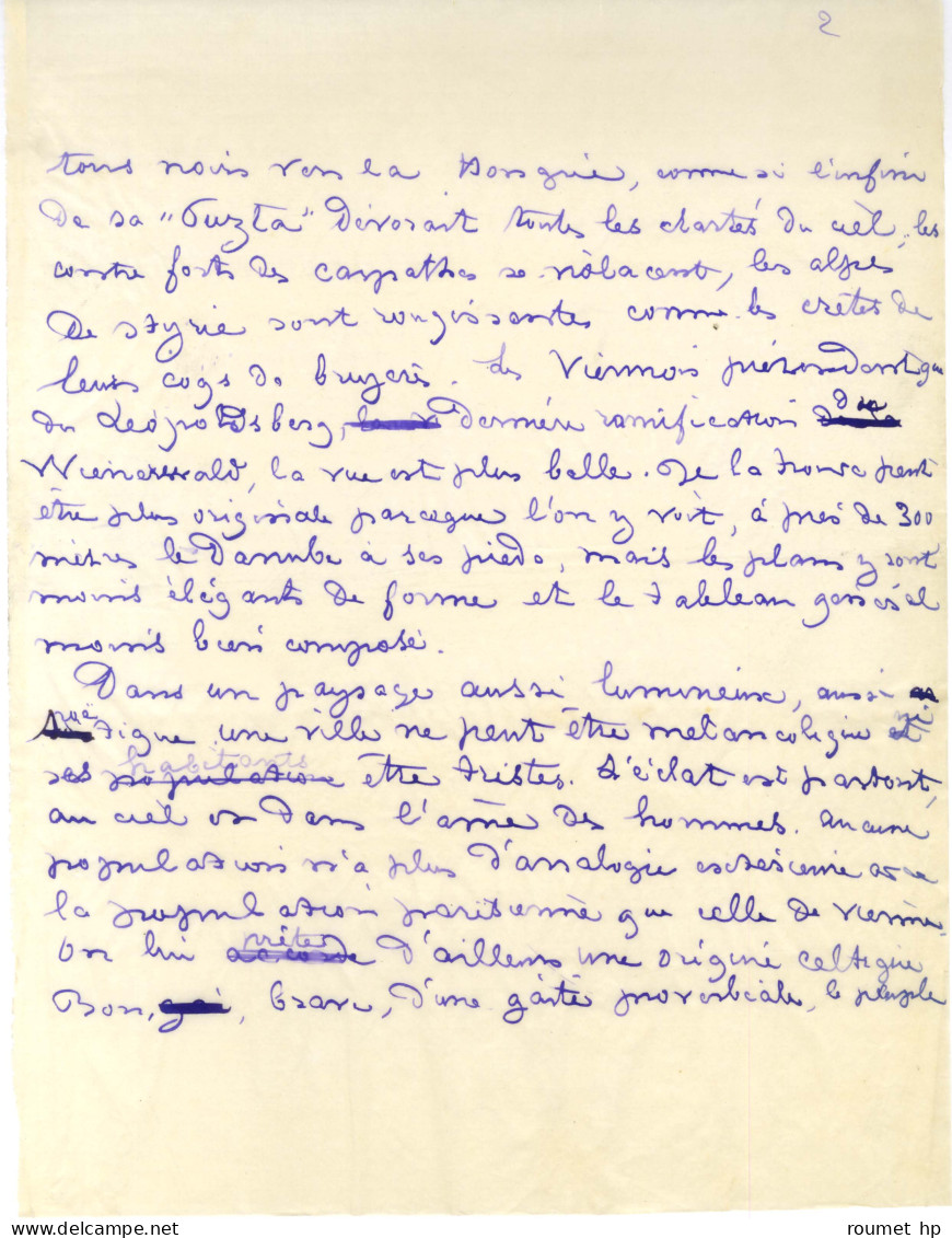 ADAM, Juliette Lambert épouse Adam (1836-1936), écrivaine, Polémiste, Salonnière Féministe Et Républicaine -/- VIENNE. - Sonstige & Ohne Zuordnung