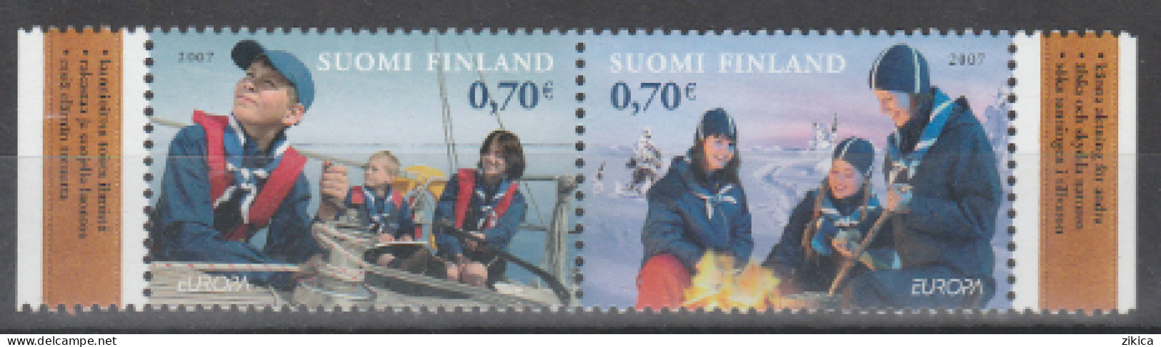 Finland - 2007 EUROPA Stamps - The 100th Ann. Of Scouting. MNH** - Ungebraucht