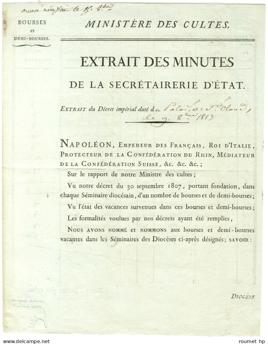 BIGOT De PRÉAMENEU Félix Julien Jean (1747-1825), Ministre Des Cultes. - Sonstige & Ohne Zuordnung