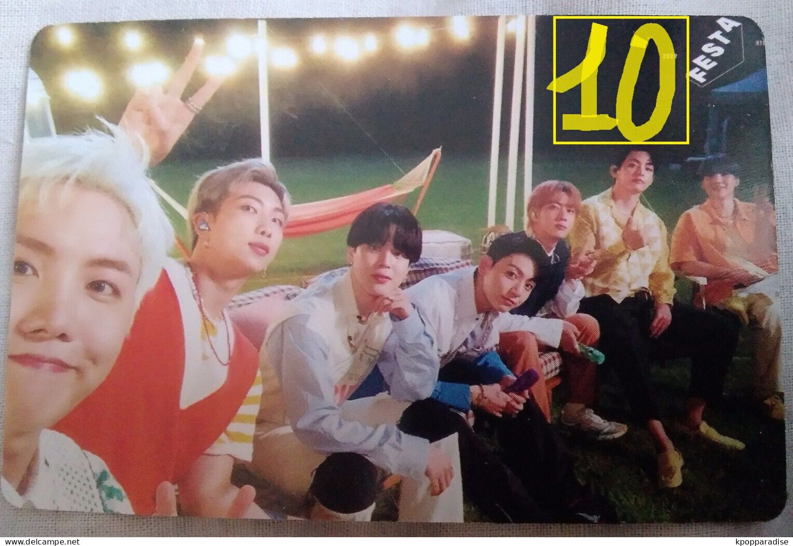 Photocard au choix  BTS Festa 2022