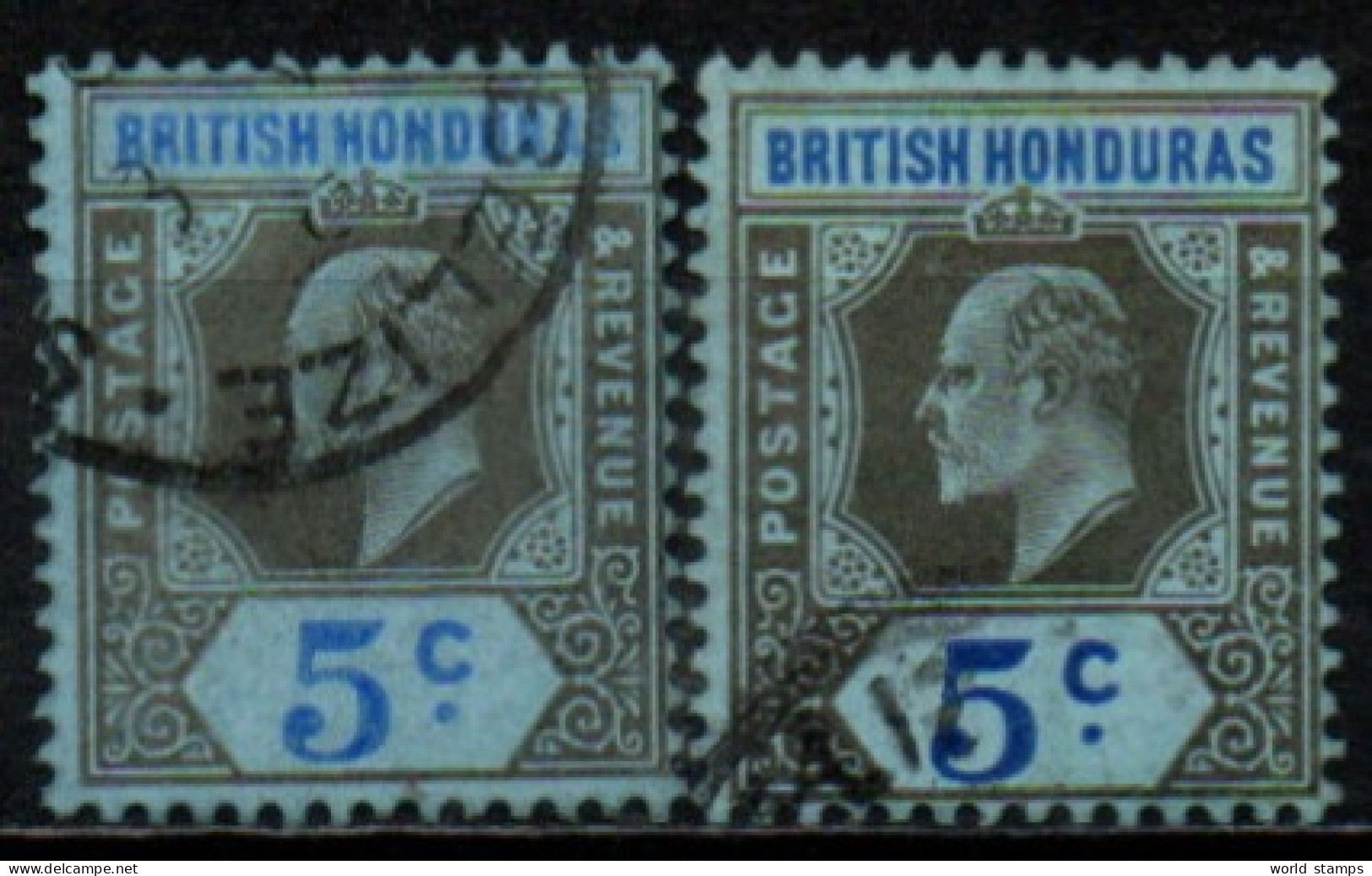 HONDURAS BRIT. 1905-6 O - British Honduras (...-1970)