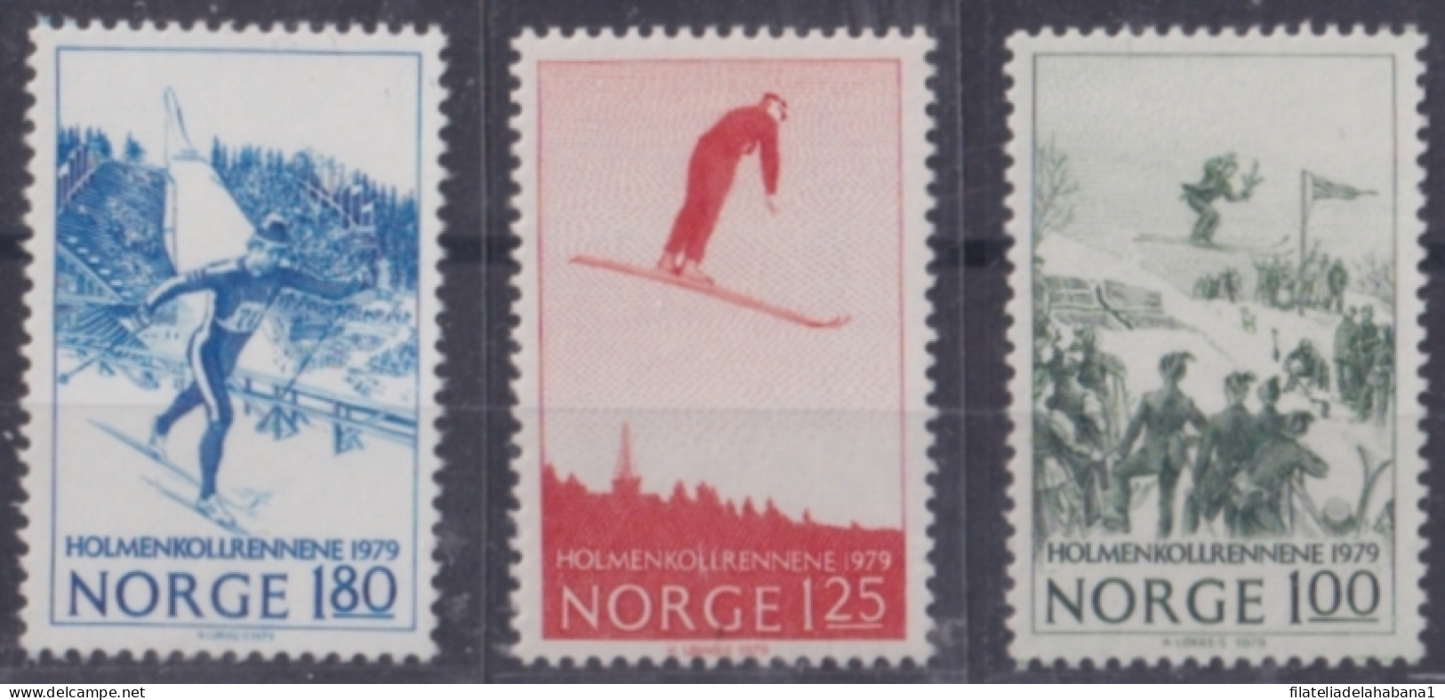 F-EX48230 NORWAY NORGE NOREG MNH 1979 WINTER OLYMPIC GAMES SKI SKITING. - Sci