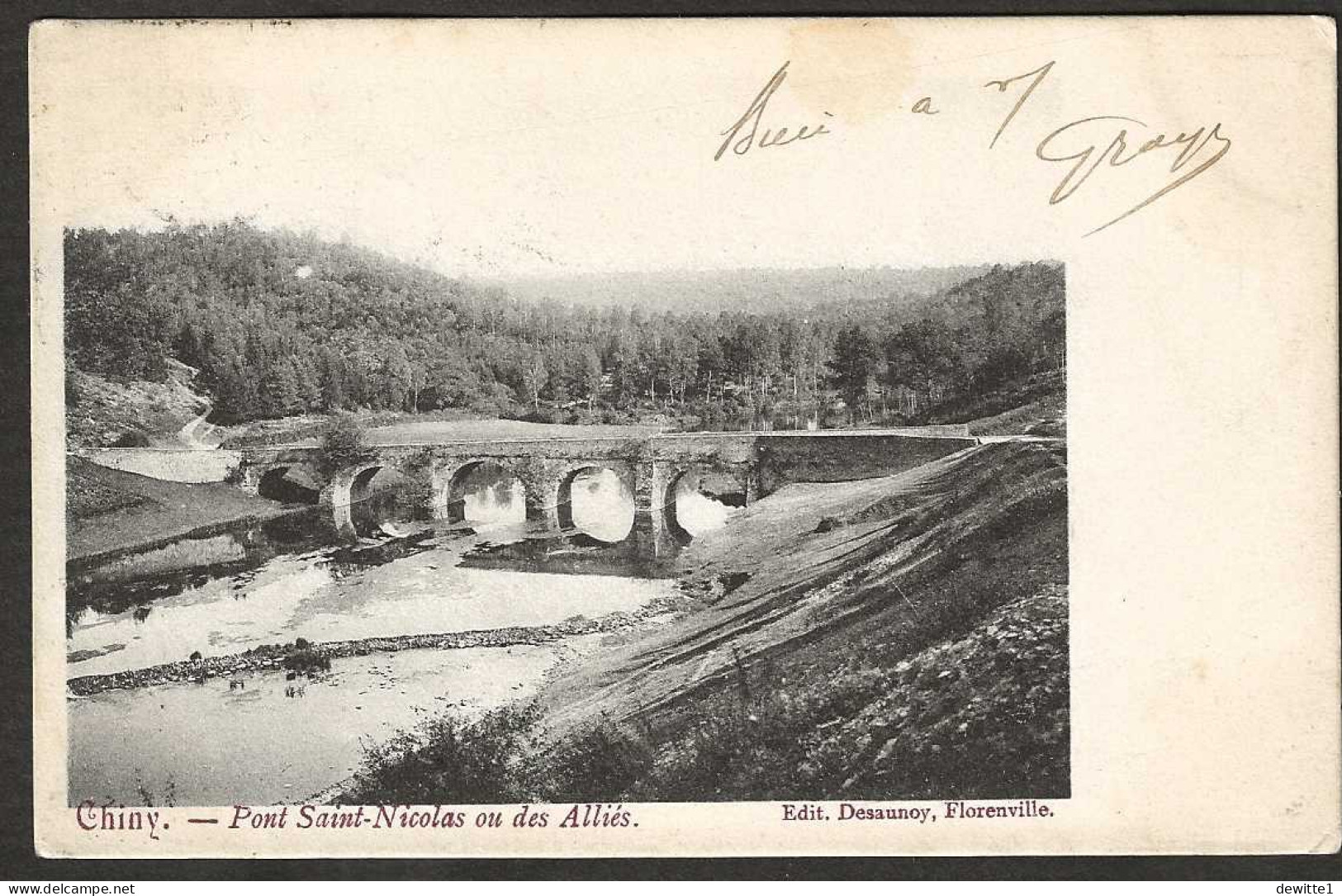 Chiny Le Pont Saint Nicolas. Ou Des Alliés - Chiny