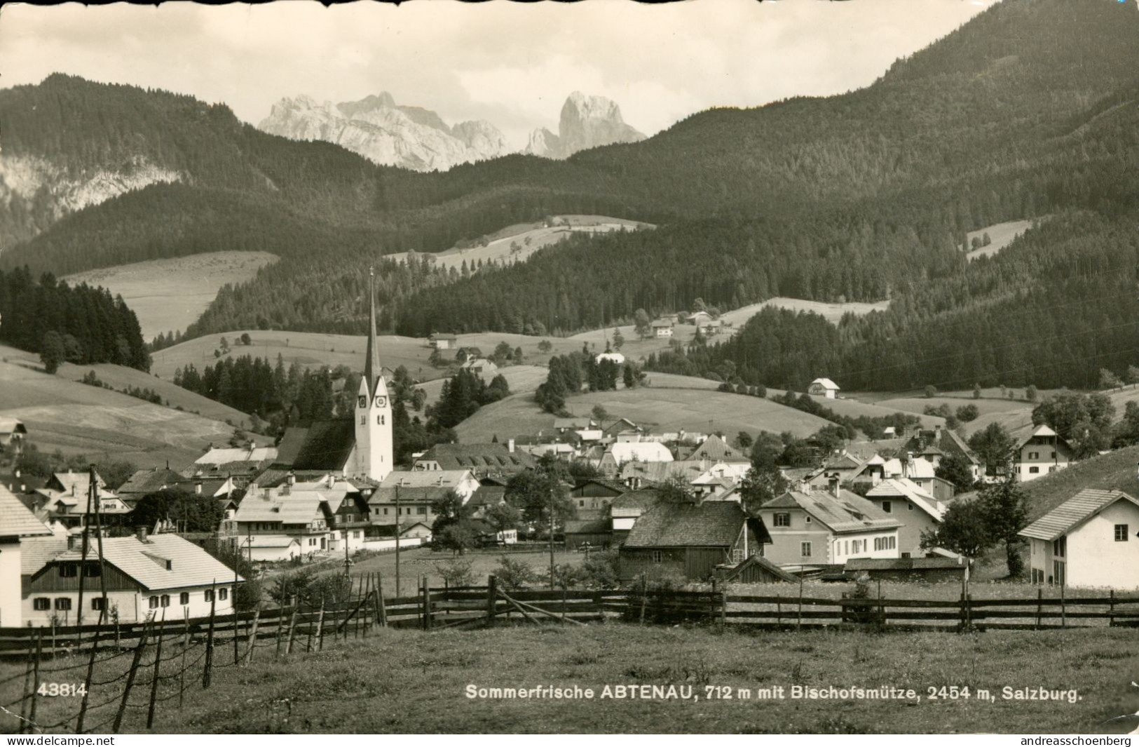 Abtenau Mit Bischofsmütze - Abtenau